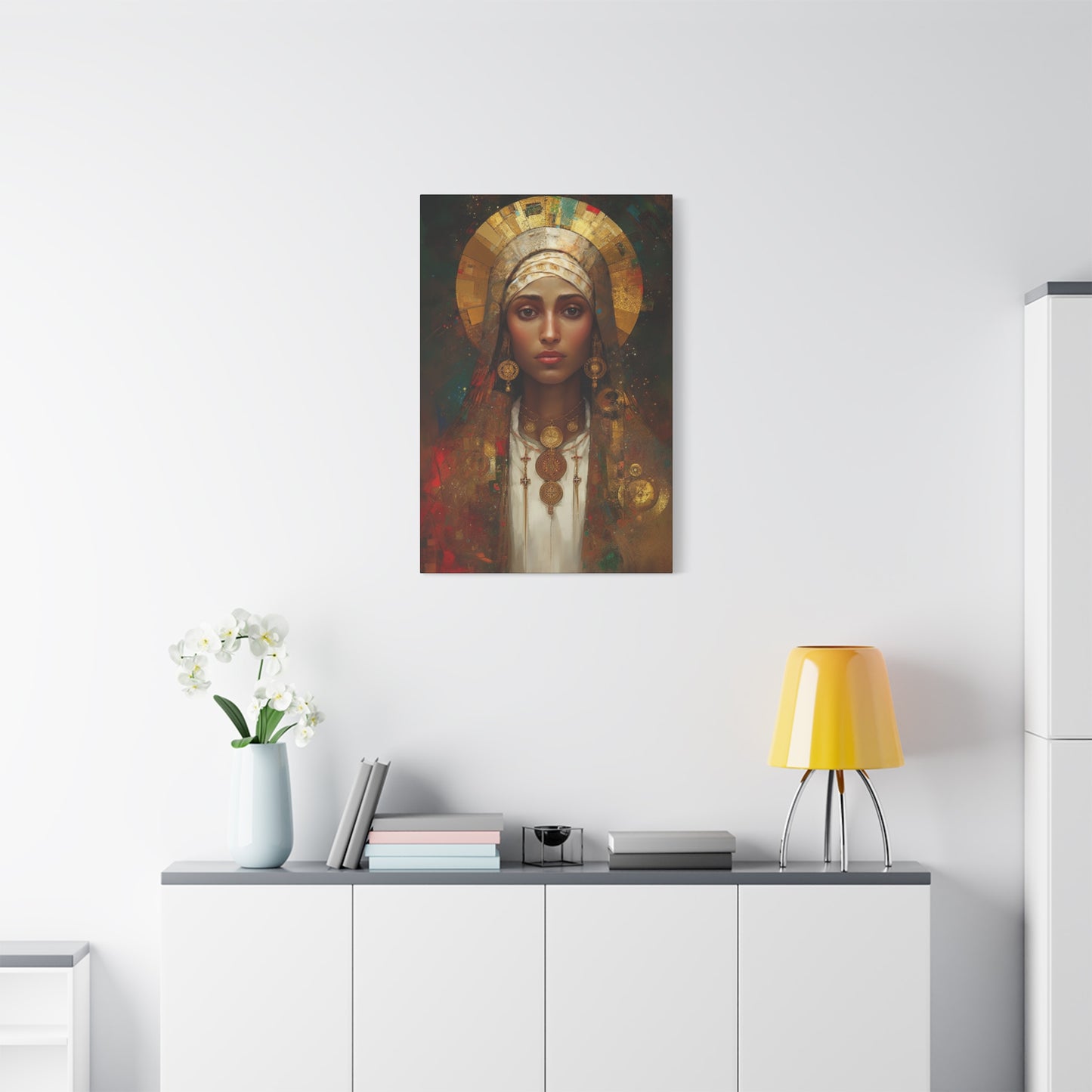 Saint Julia of Carthage - Museum Wrapped Canvas - Sanctified Souls Print - Religious Art for your Home