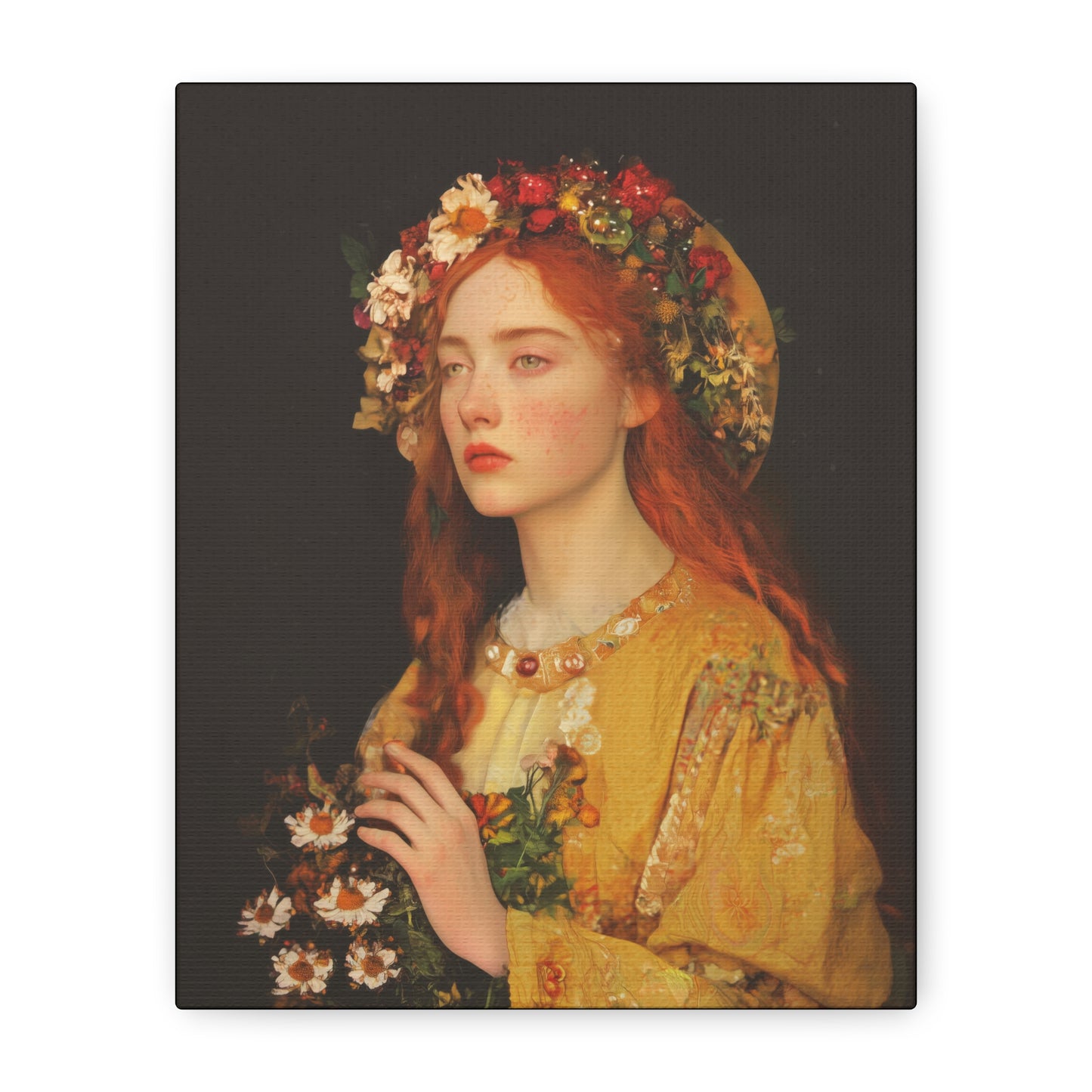 Radiance of Repentance - Mary Magdalene's Renewal - Museum Wrapped Canvas - Print - Religious Art for your Home - Prayer Room - Catholic