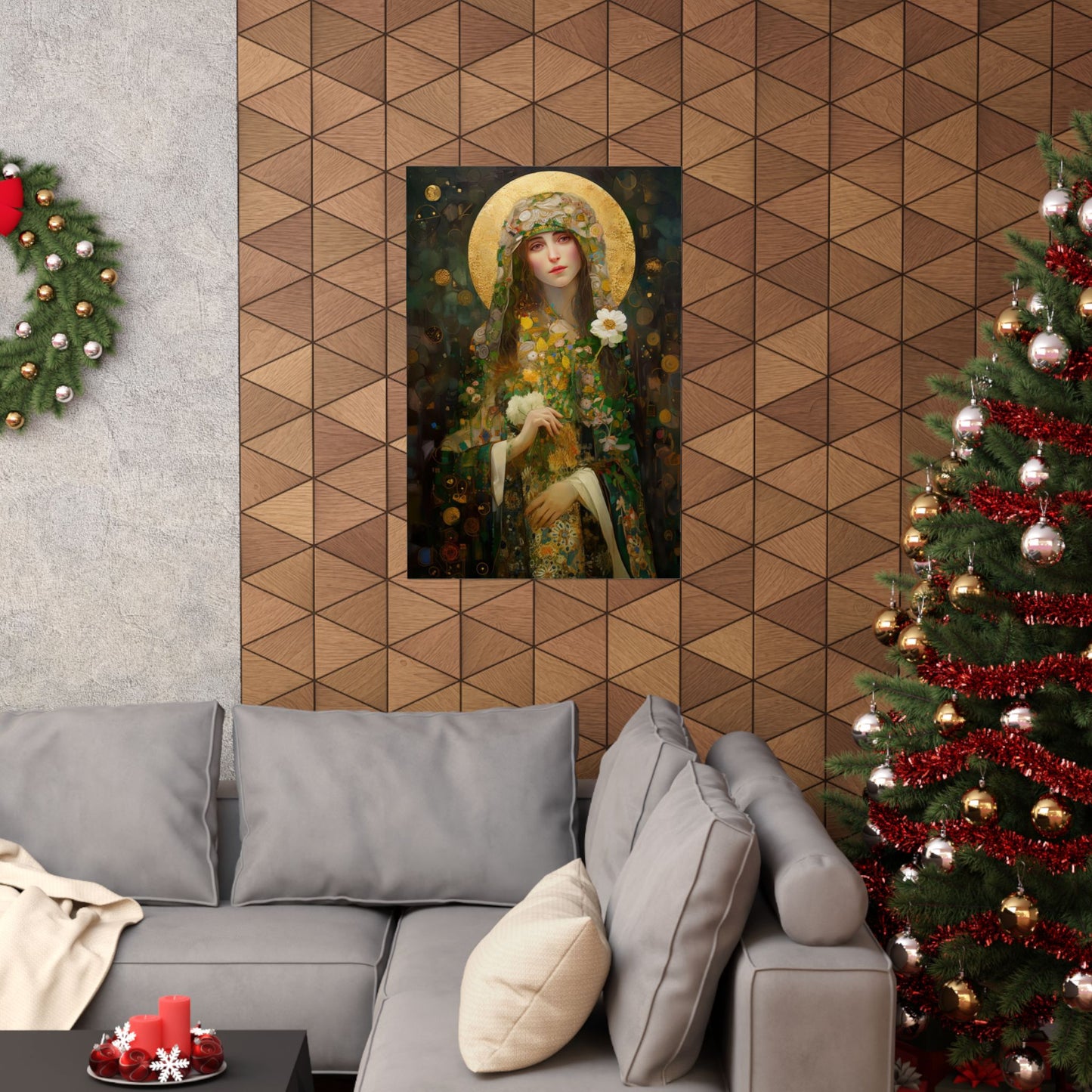Saint Regina - Sanctified Souls Print - Multiple Sizes - Premium Matte Vertical Posters