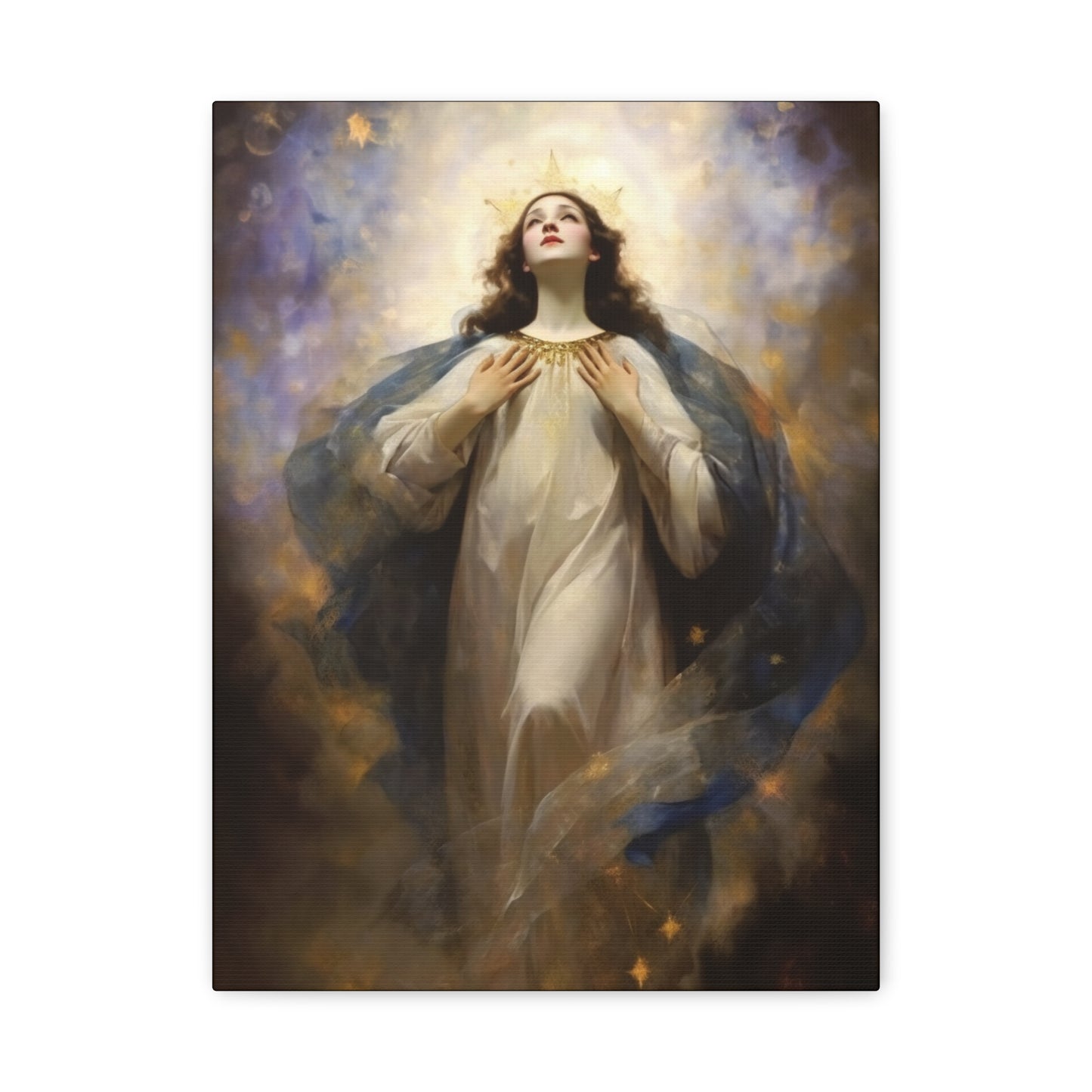 The Assumption of Mary - Museum Wrapped Canvas - Sanctified Souls Print - Religious Art for your Home