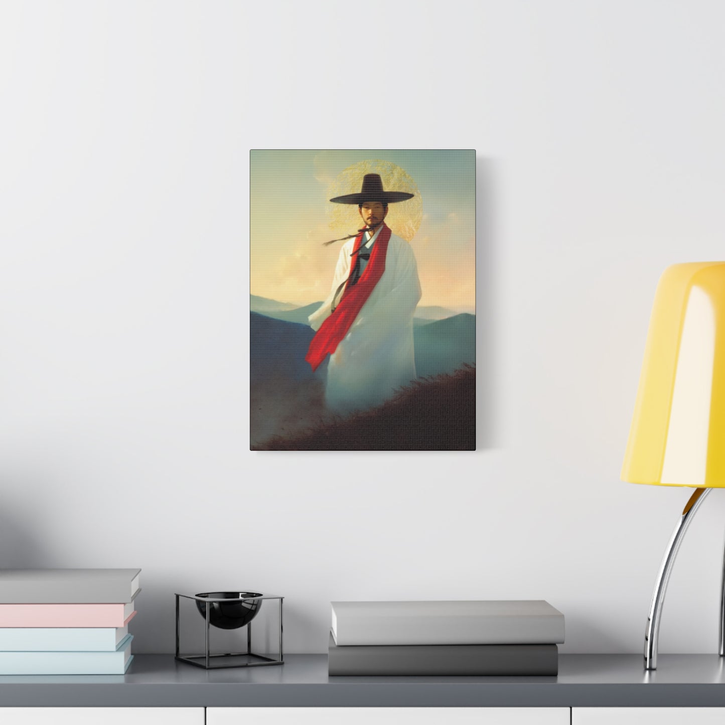 Saint Andrew Kim Taegon - Multiple Sizes - Catholic Home art - Museum Wrapped Canvas - Sanctified Souls Print - Martyr Saint
