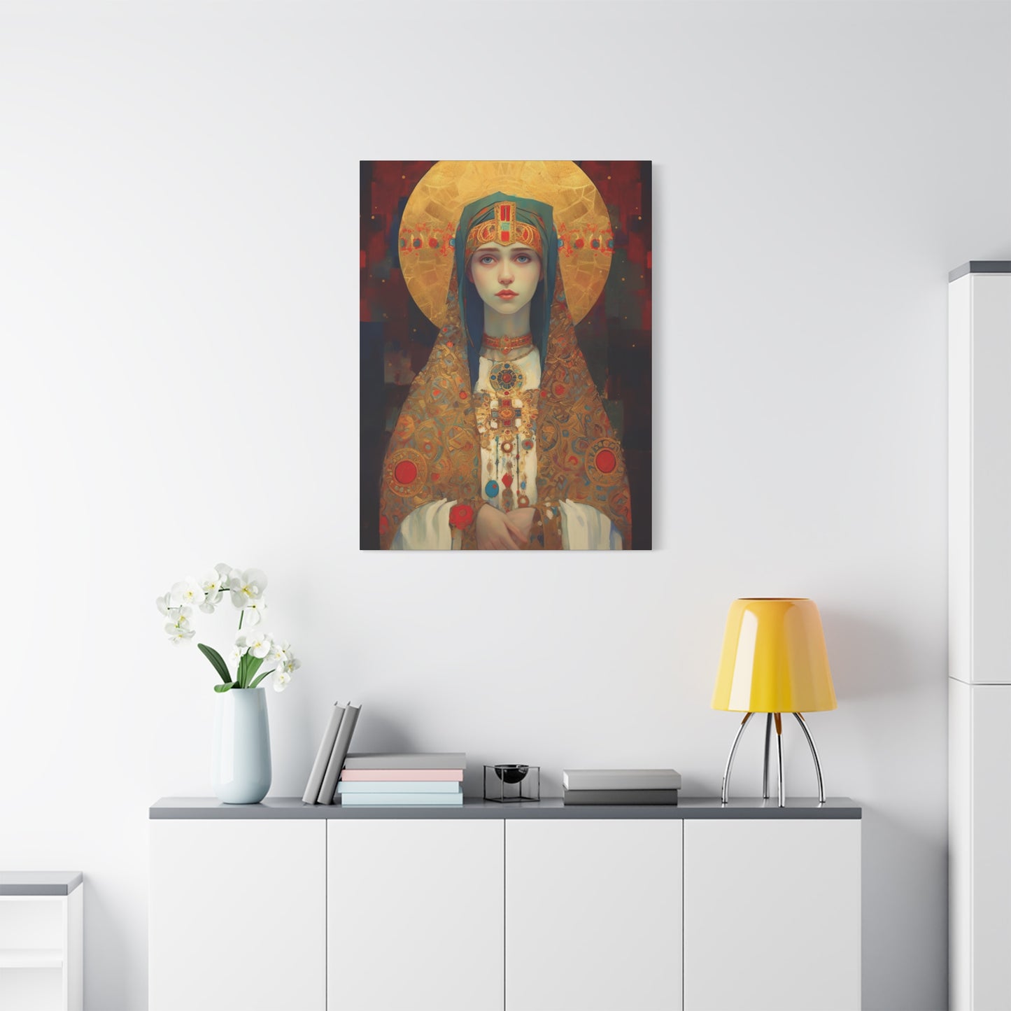 Saint Anastasia of Sirmium - Museum Wrapped Canvas - Sanctified Souls Print - Religious Art for your Home