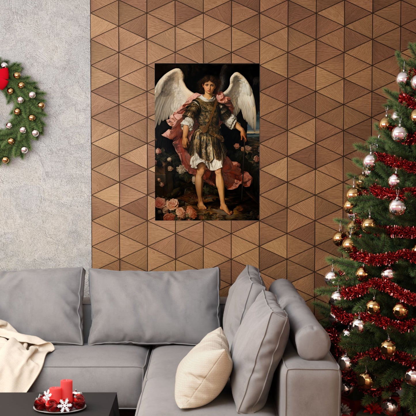 Saint Raphael the Archangel - Sanctified Souls Print - Multiple Sizes - Premium Matte Vertical Posters
