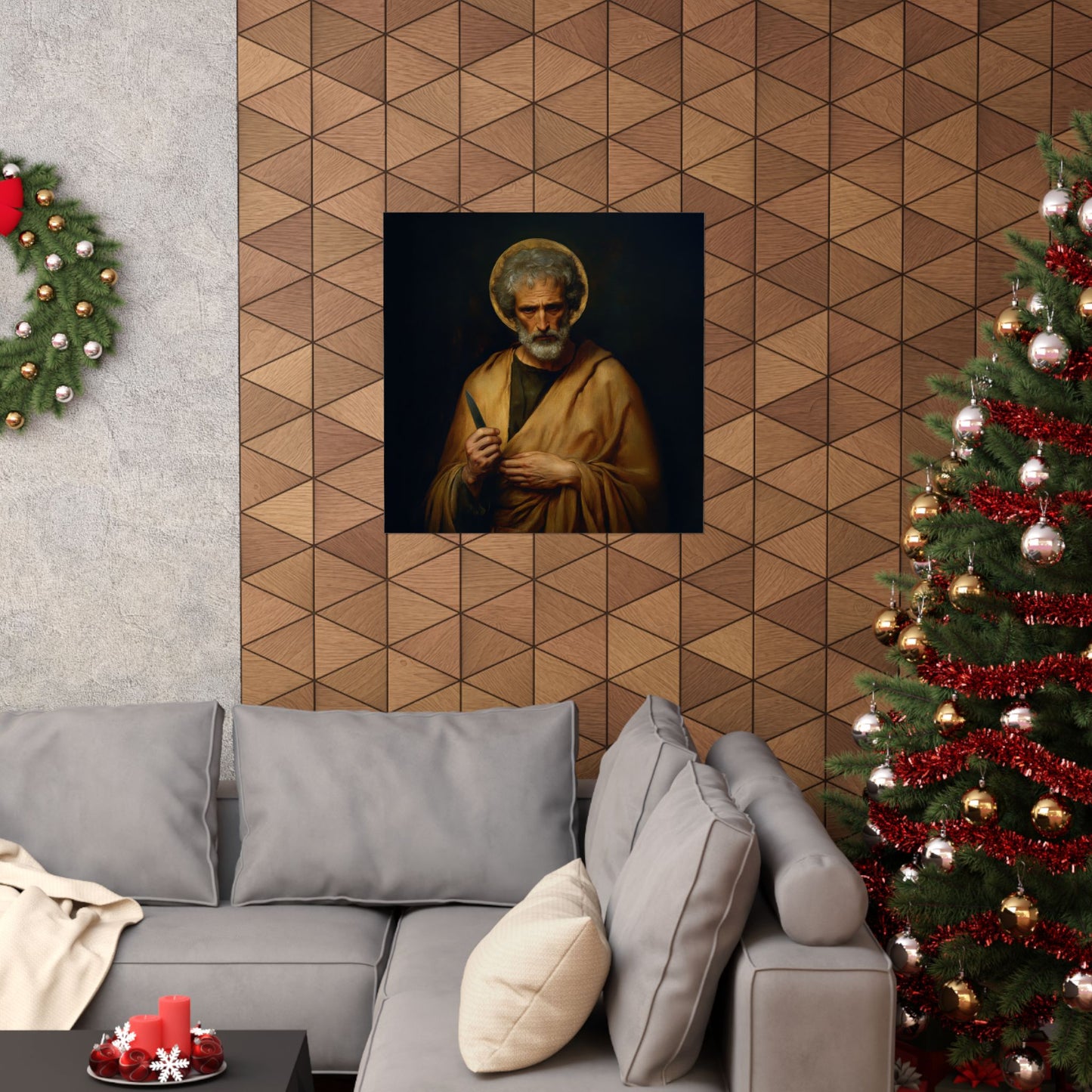 Saint Bartholomew the Apostle - Sanctified Souls Print - Multiple Sizes - Premium Matte Vertical Posters