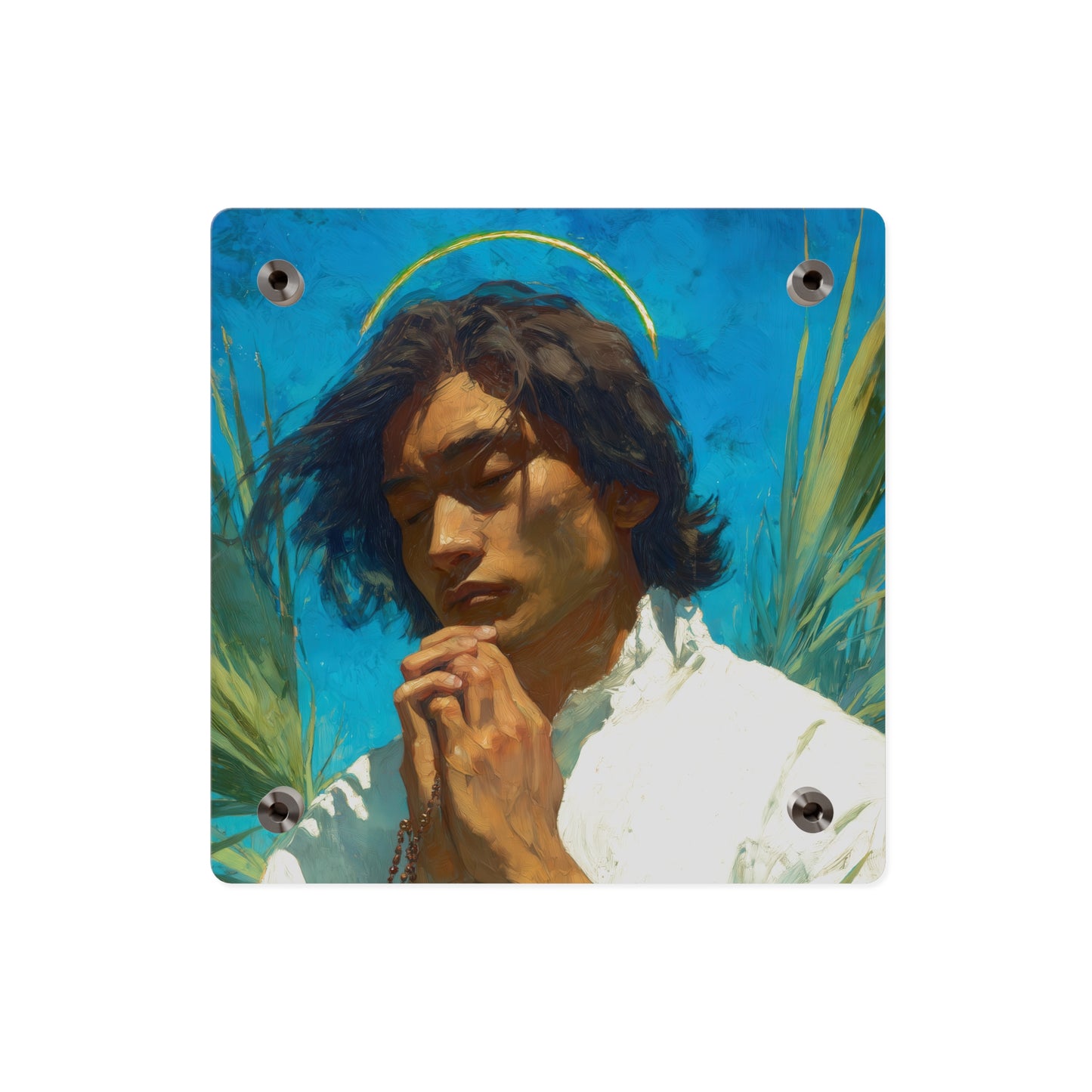 Saint Lorenzo Ruiz Wall Art Panel - Ready to Hang Acrylic Print - Catholic Saint Art - Patron Saint Print - Martyr Art