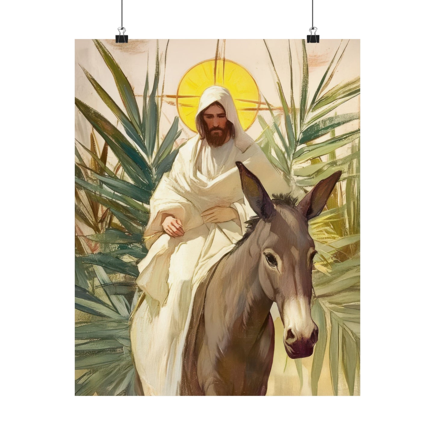 Benedictus Qui Venit (Blessed is He who comes) - Sanctified Souls Print - Multiple Sizes - Premium Matte Vertical Posters - Catholic