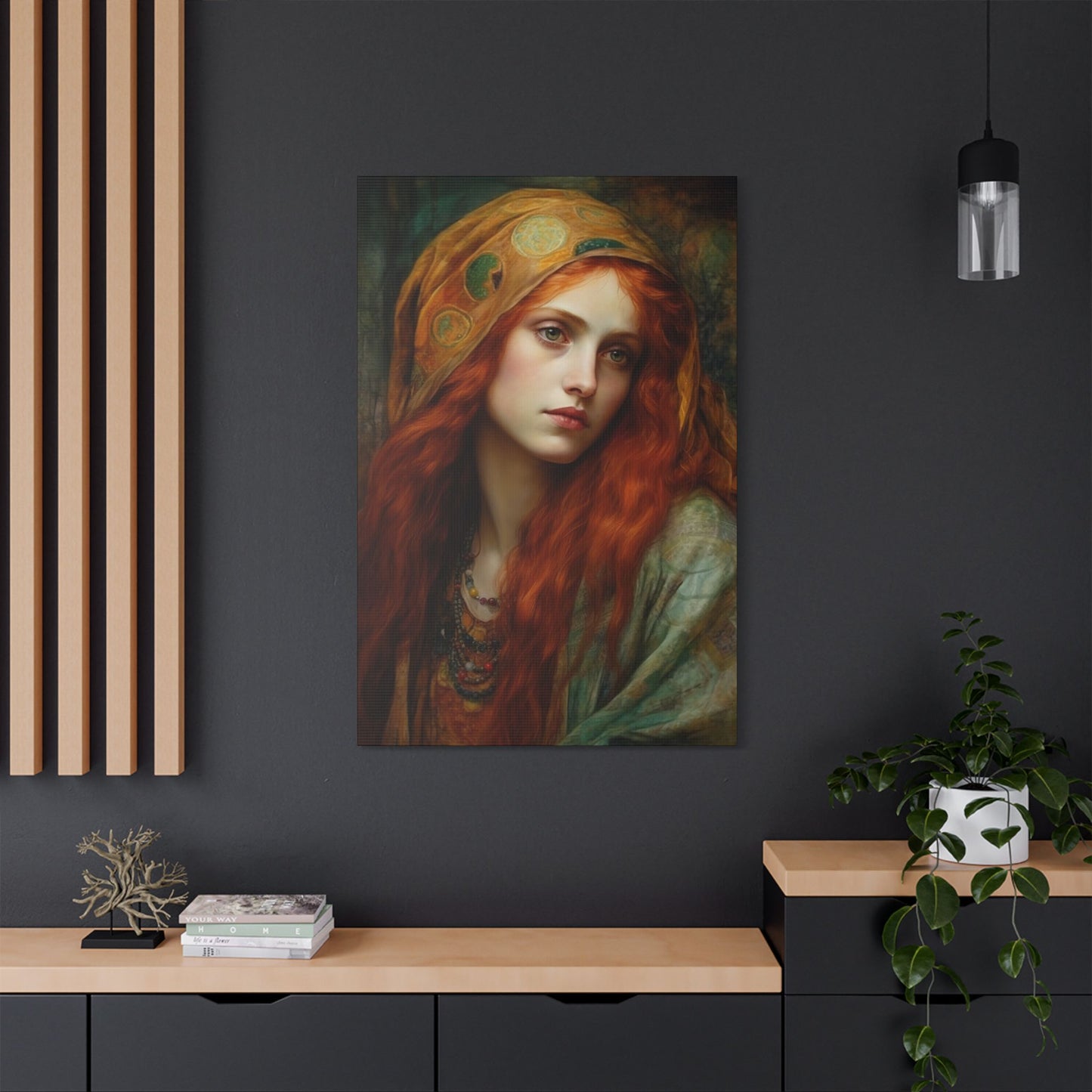 Mary Magdalene's Inner Peace Canvas Print - Multiple Sizes - Museum Wrapped - Mary Magdalene Portrait Art