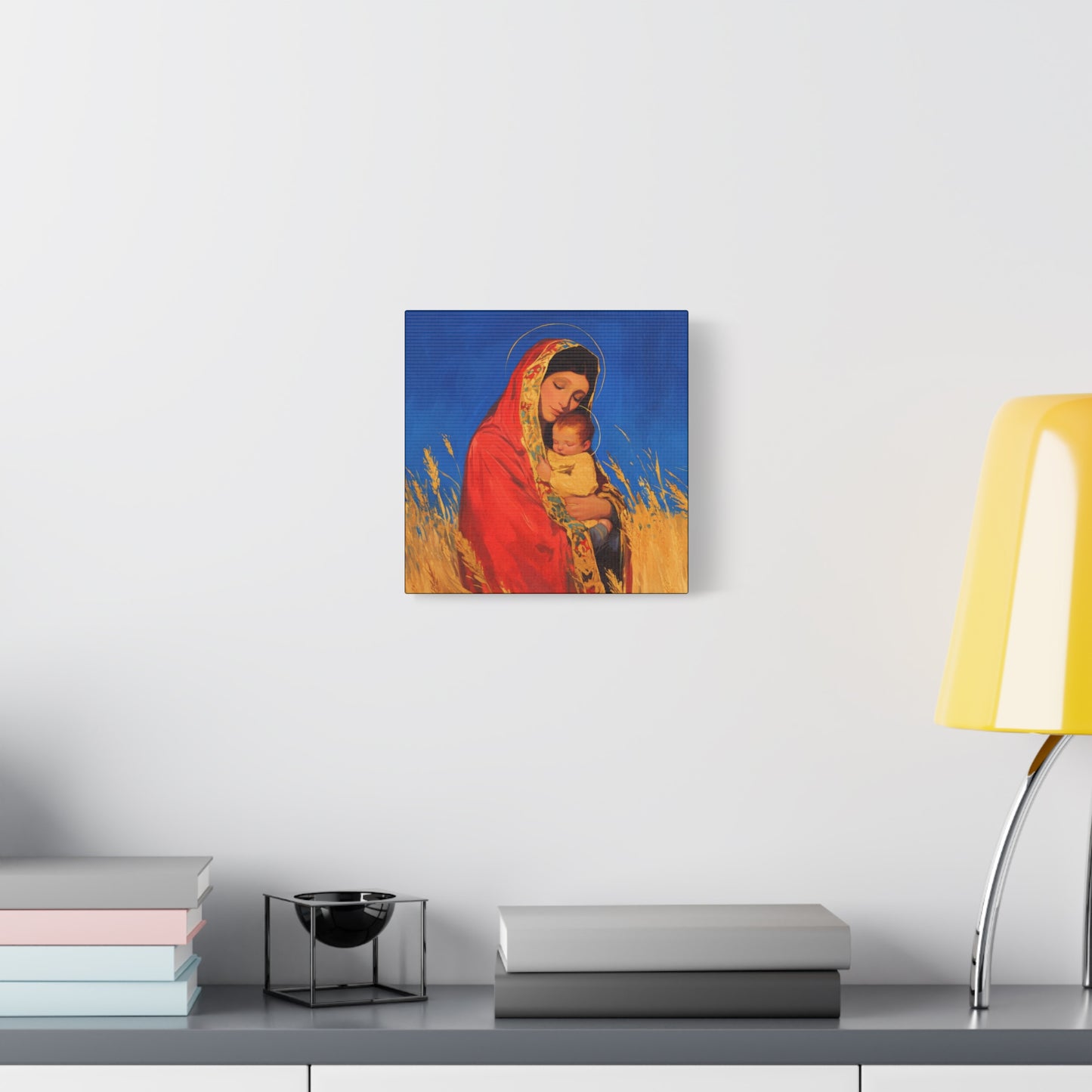 Our Lady of the Harvest - Multiple Sizes - Catholic Home art - Museum Wrapped Canvas - Sanctified Souls Print