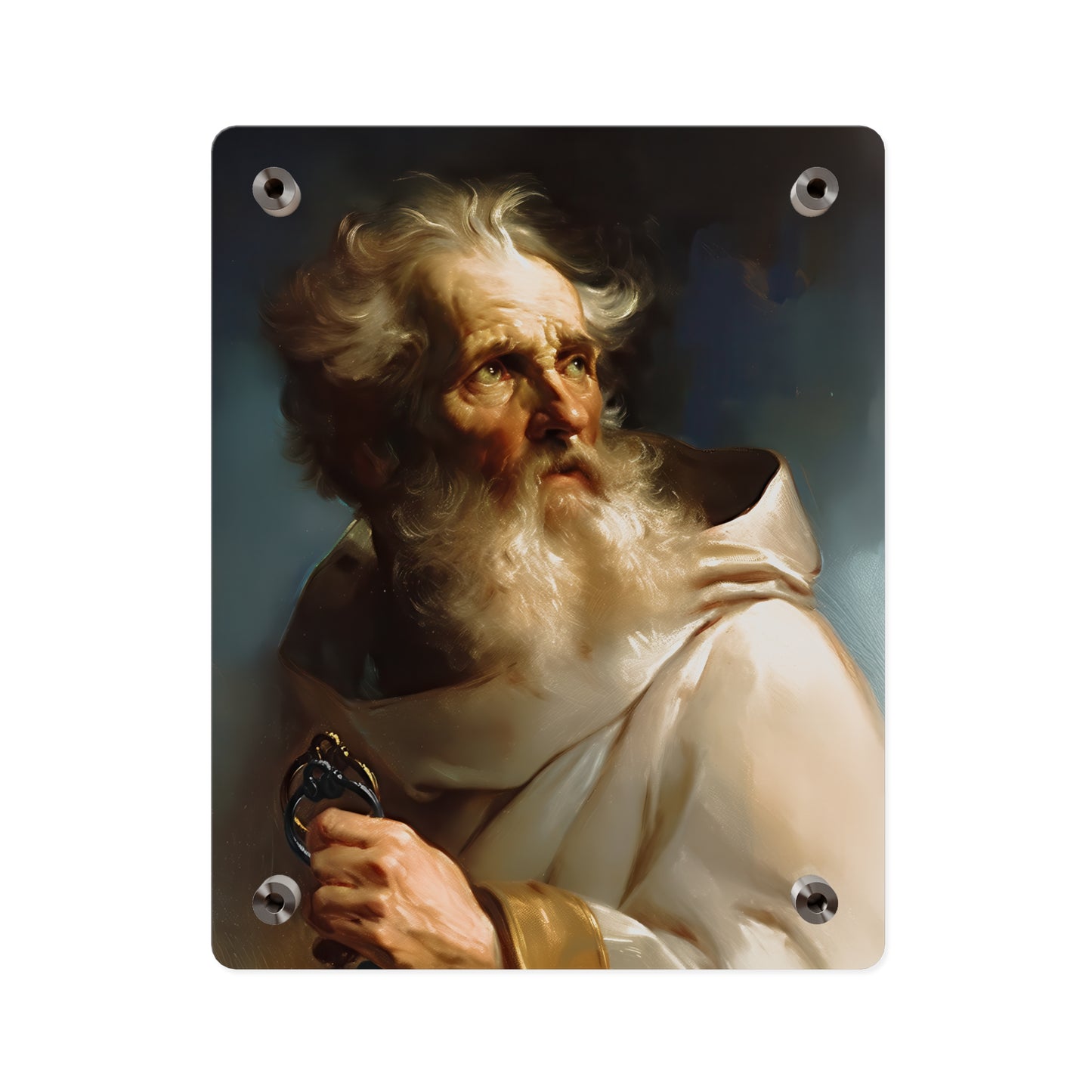 Saint Peter Acrylic Wall Art Panel - Ready to Hang Acrylic Print - Catholic Apostle Art - Patron saint Art