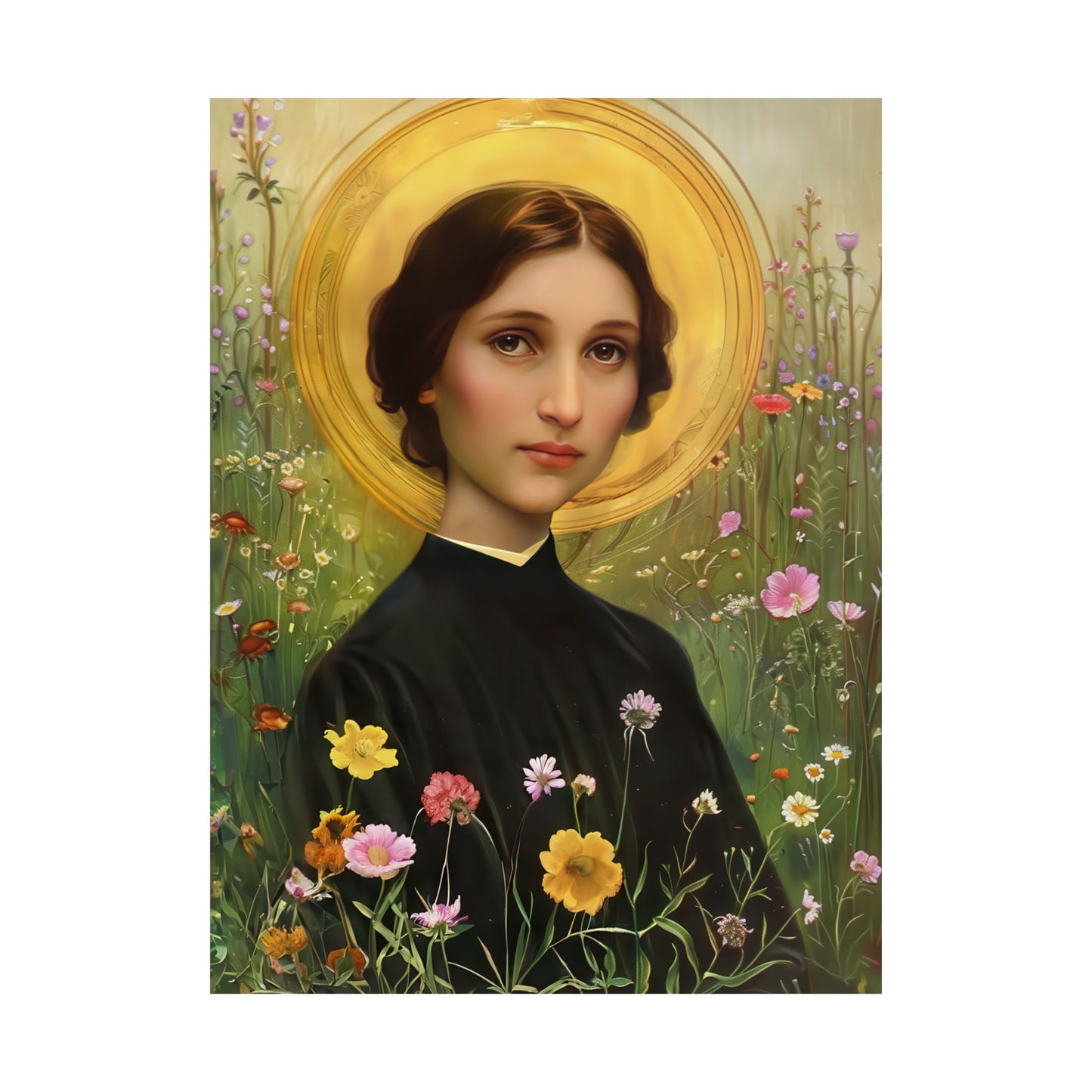 Saint Bartolomea Capitanio Poster Print - Sanctified Souls Print - Multiple Sizes - Premium Posters - Catholic Art for your home