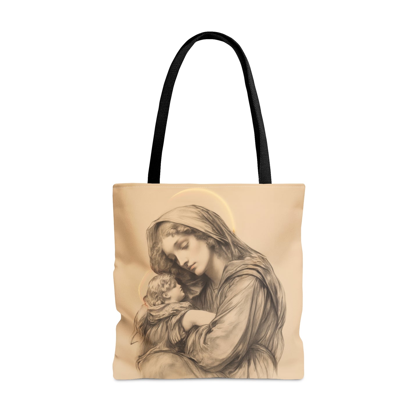 Grace Unveiled - The Nativity of the Virgin Mary Tote Bag - Large Medium Small Faith Art Bag - Catholic Faith Purse - Religious - Bible Bag
