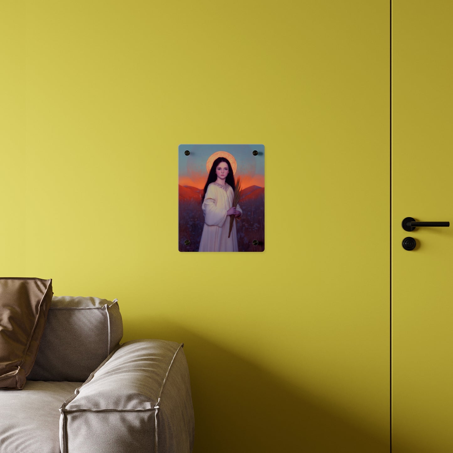 Saint Hope Wall Art Panel - Ready to Hang Acrylic Print - Catholic Saint Art - Patron Saint Print - Martyr of the Church Art