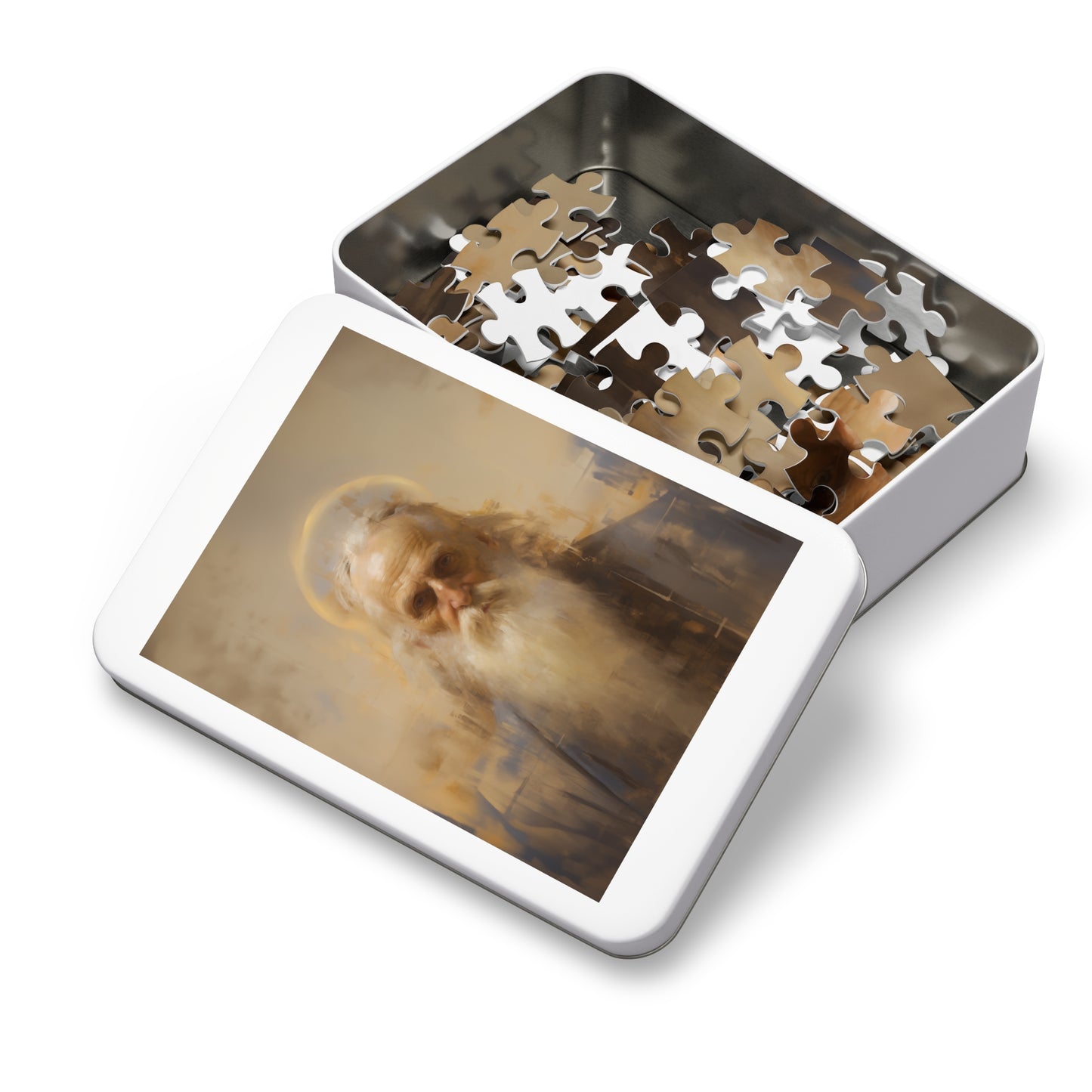 Saint Zachariah - Puzzle and Keepsake Tin - Religious (30, 110, 252, 500,1000) - Religious Puzzle - Gifts for Catholic Families