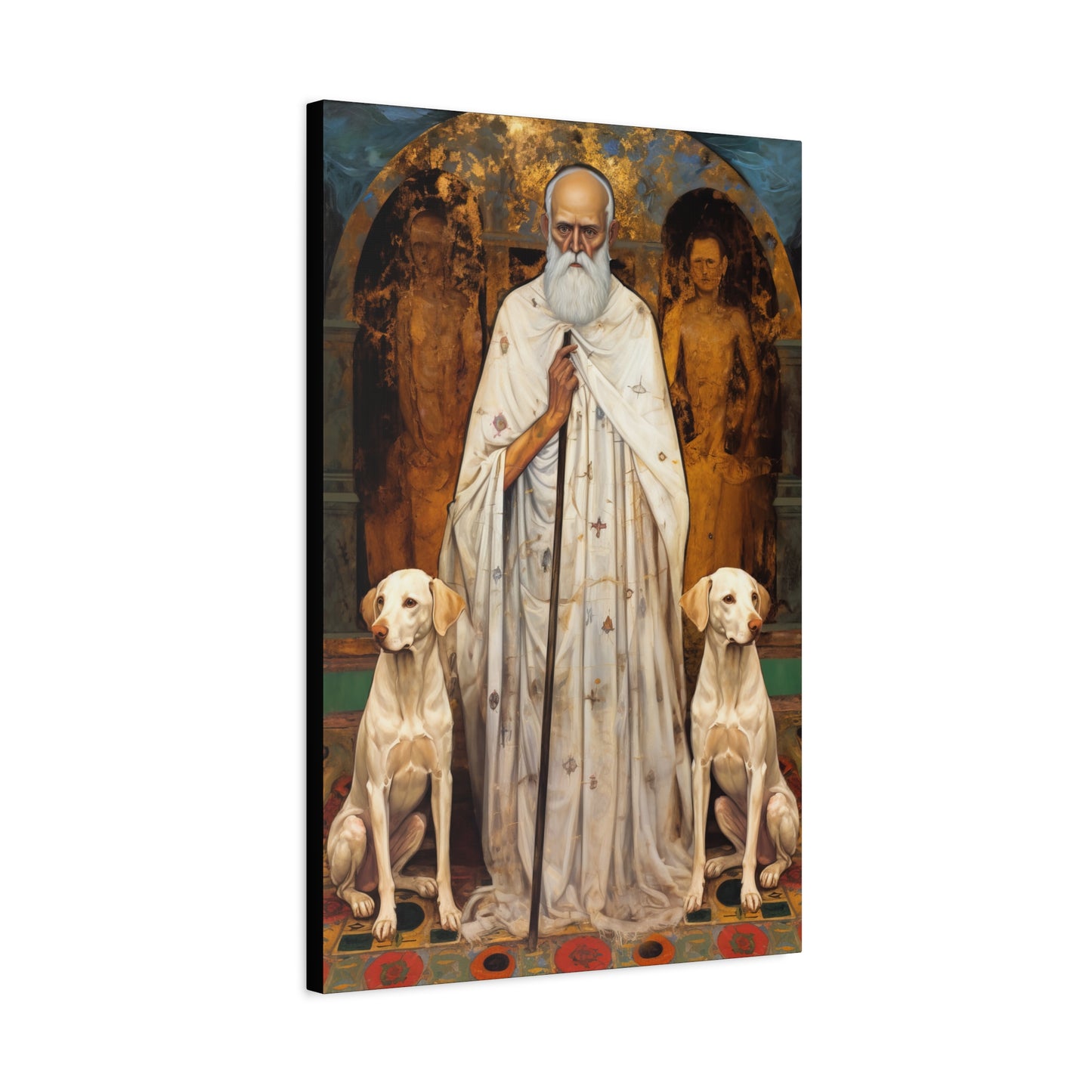 Saint Lazarus of Bethany Canvas Print - Multiple Sizes - Catholic Home art - Museum Wrapped Canvas - Sanctified Souls Print