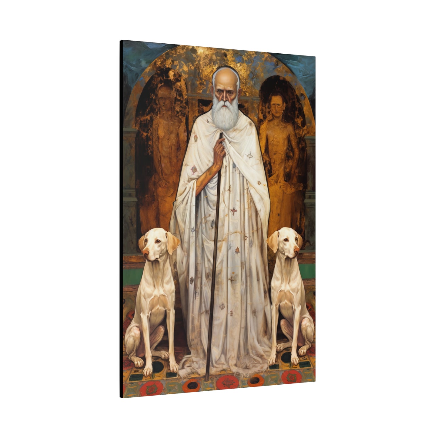 Saint Lazarus of Bethany Canvas Print - Multiple Sizes - Catholic Home art - Museum Wrapped Canvas - Sanctified Souls Print