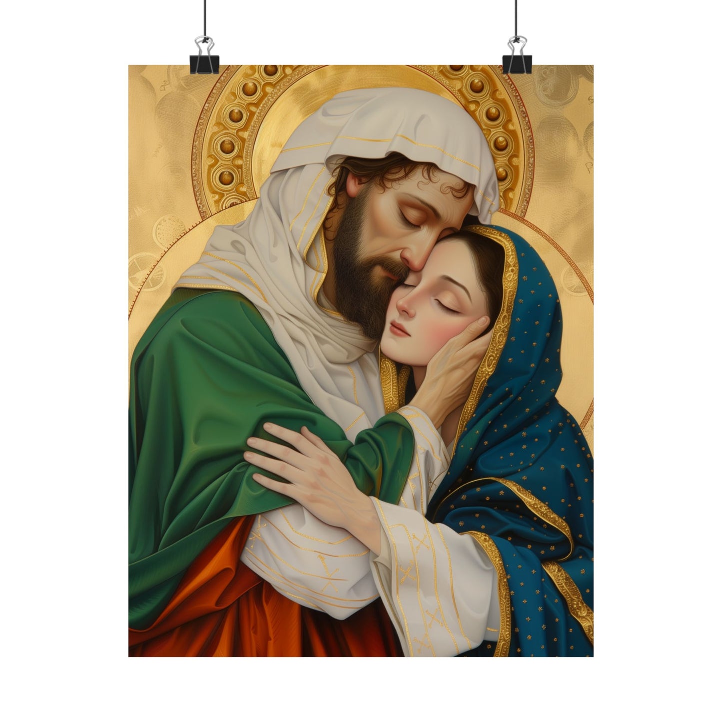 Saints Aquila and Priscilla - Sanctified Souls Print - Multiple Sizes - Premium Matte Vertical Posters - Catholic Art for the home