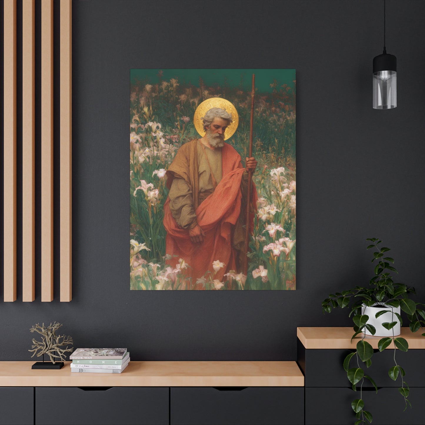 Saint James the Lesser - Museum Wrapped Canvas - Sanctified Souls Print - Religious Art for your Home - Catholic Patron Saint Art