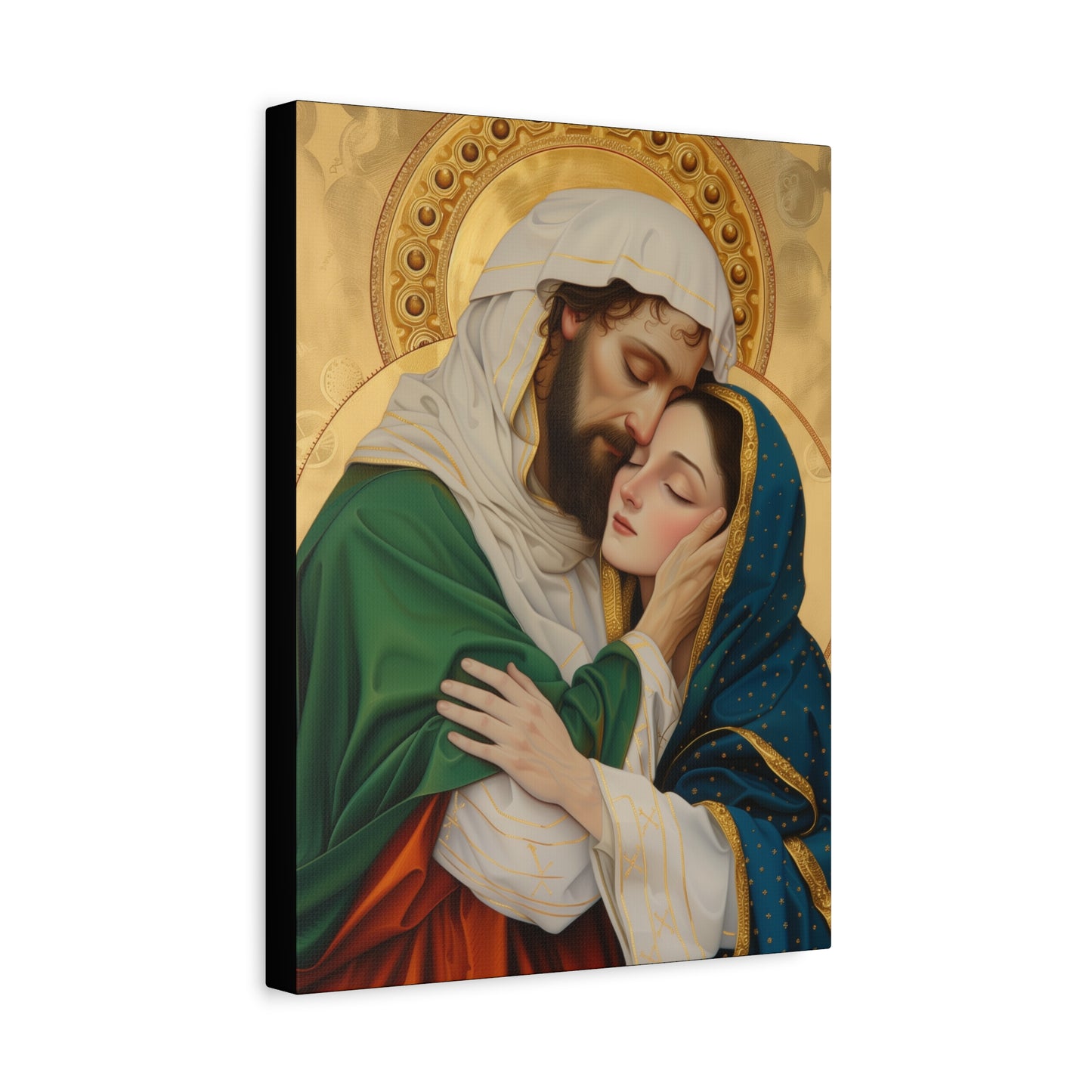 Saints Aquila and Priscilla - Museum Wrapped Canvas - Sanctified Souls Print - Religious Art for your Home - Religious Wall Art - Print