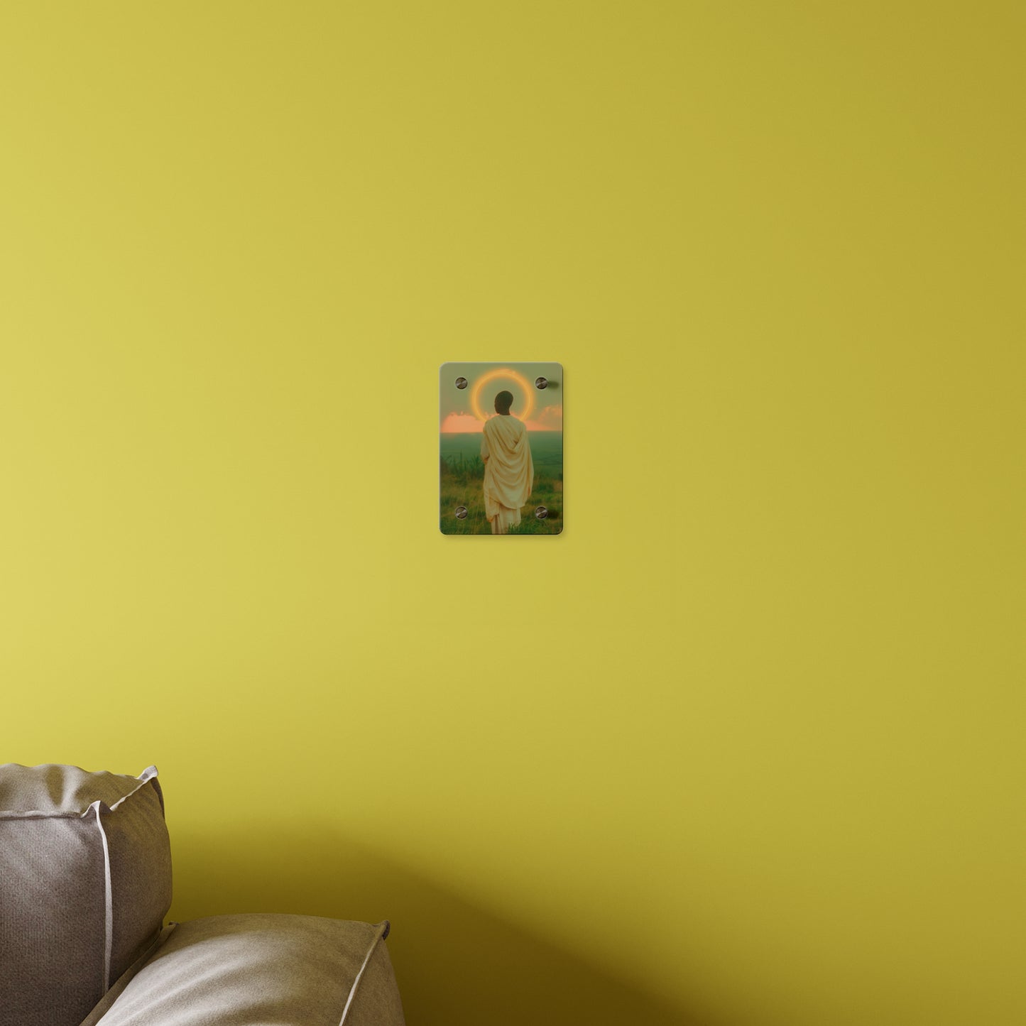 Saint Charles Lwanga Wall Art Panel - Ready to Hang Acrylic Print - Catholic Saint Art - Patron Saint Print - No Frame needed