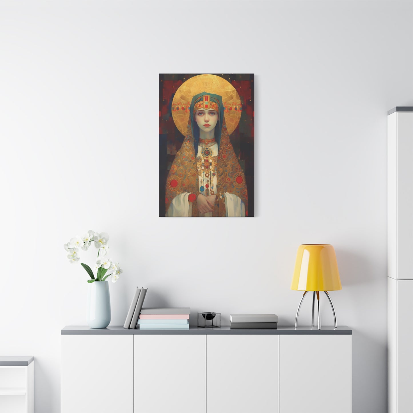 Saint Anastasia of Sirmium - Museum Wrapped Canvas - Sanctified Souls Print - Religious Art for your Home