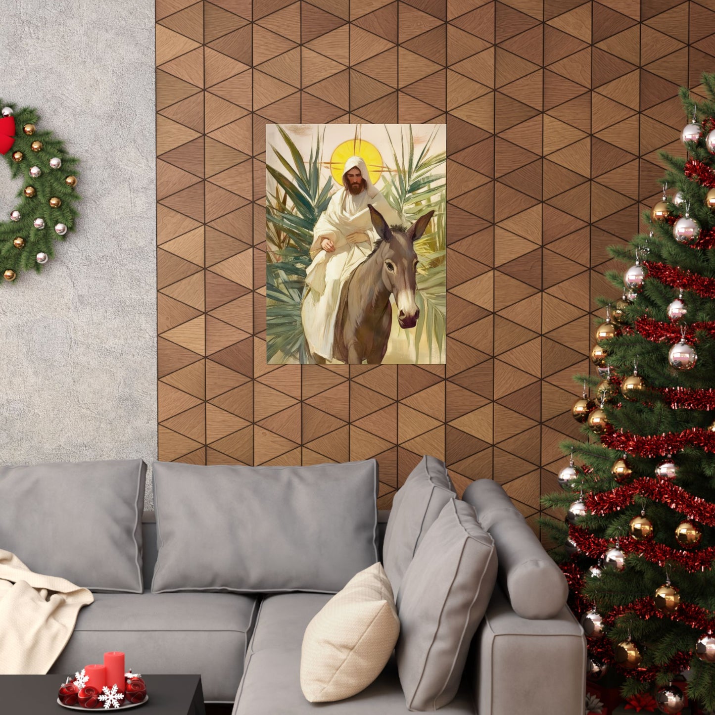 Benedictus Qui Venit (Blessed is He who comes) - Sanctified Souls Print - Multiple Sizes - Premium Matte Vertical Posters - Catholic