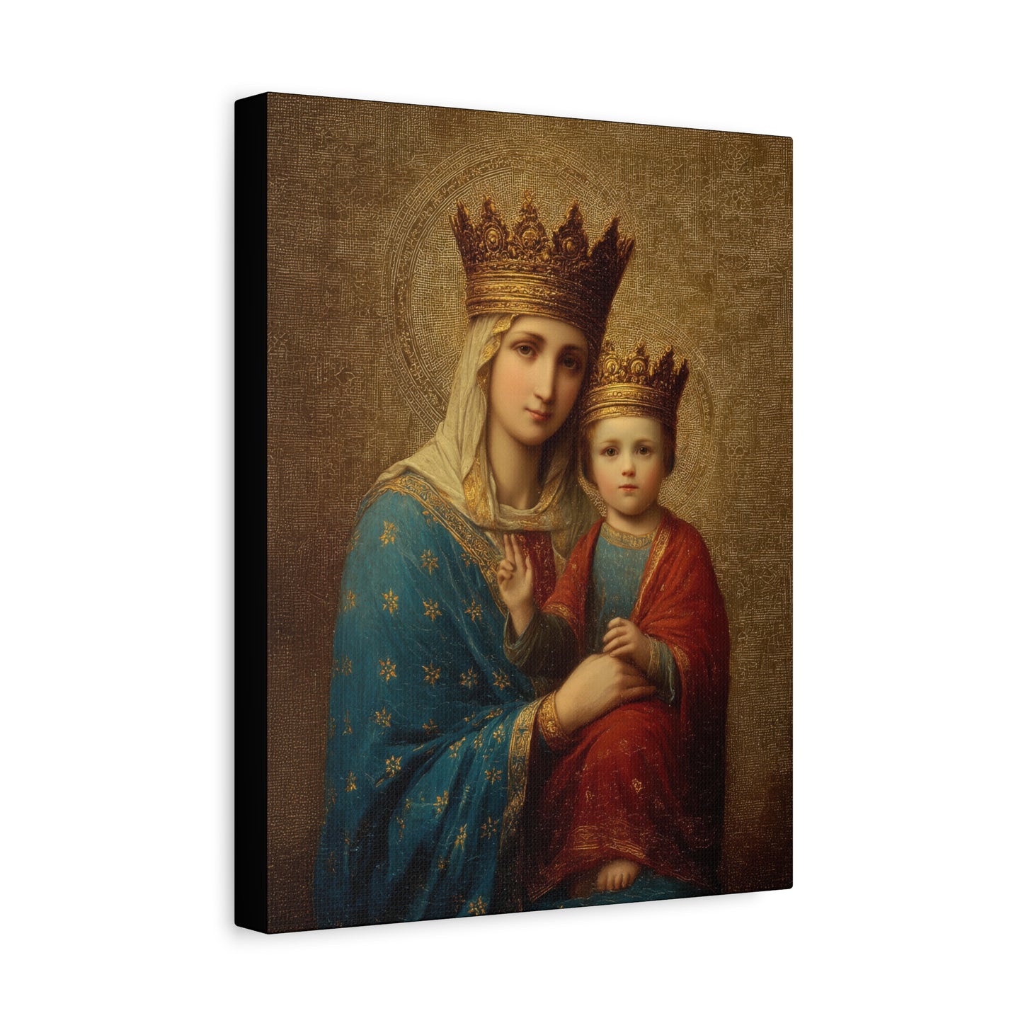 Madonna della Strada - Our Lady of the Way - Museum Wrapped Canvas Print - Multiple Sizes - Catholic Home art Matte Canvas