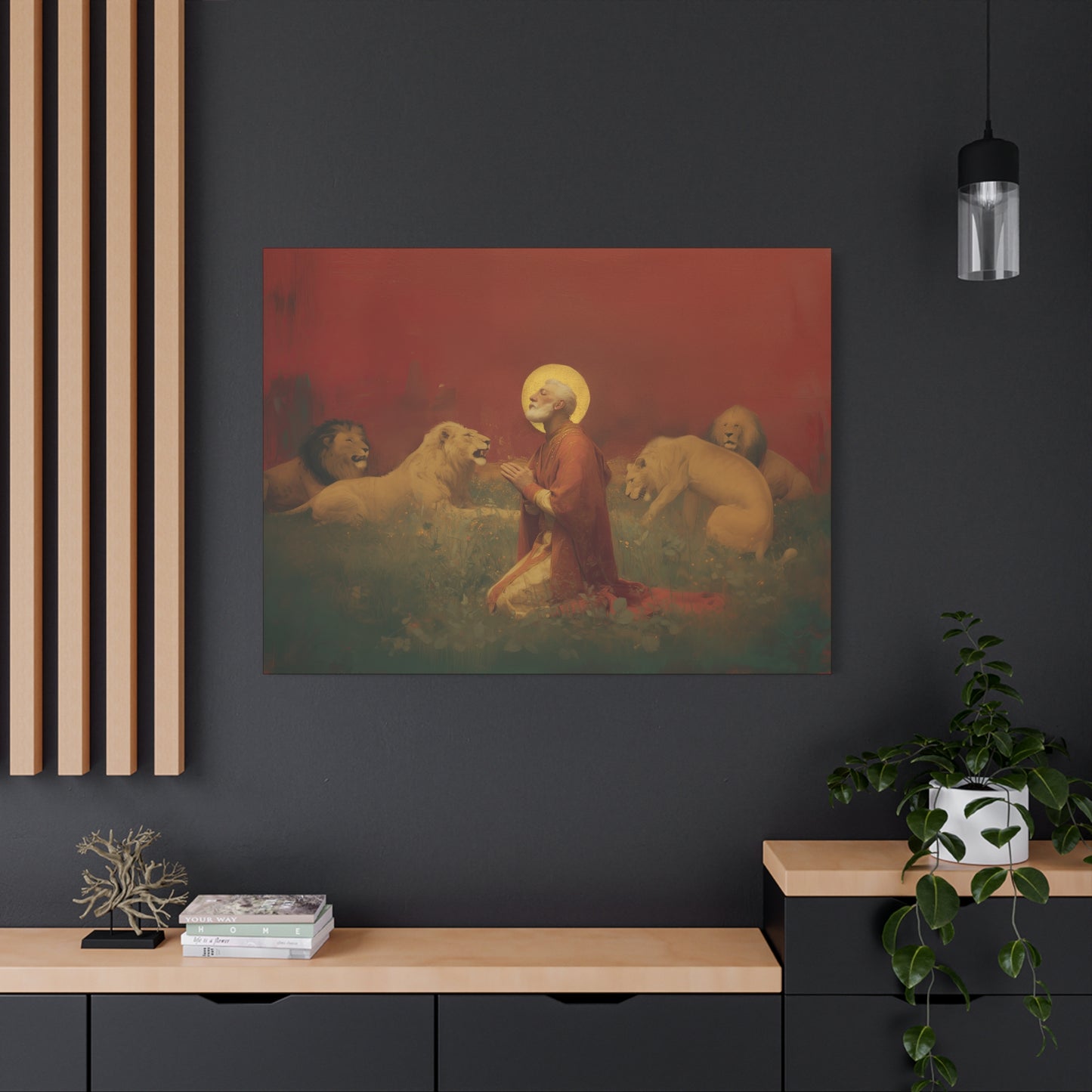 Saint Ignatius of Antioch - Museum Wrapped Canvas - Sanctified Souls Print - Religious Art for your Home - Catholic Patron Saint Art