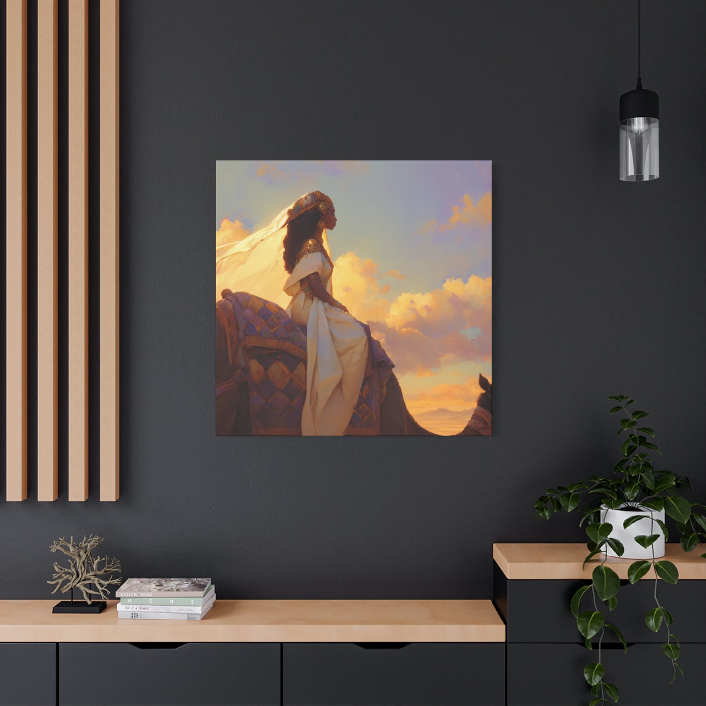 Queen of Sheba - Gallery Wrapped Canvas - Print - Religious Art for your Home - Catholic Art