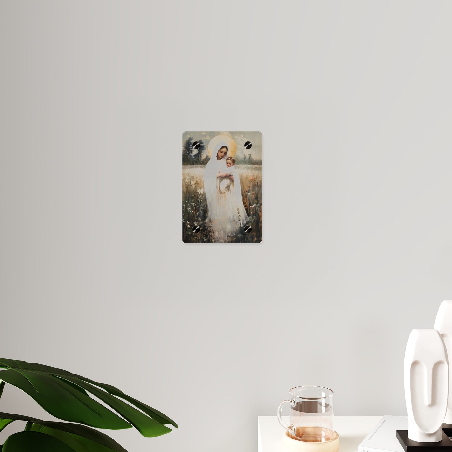 Our Lady of the Prairie Wall Art Panel - Ready to Hang Acrylic Print - Catholic Saint Art - Patron Saint Print