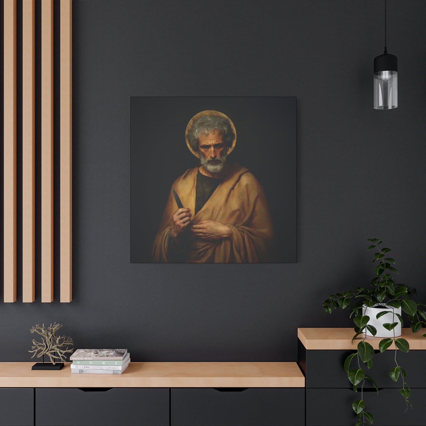 Saint Bartholomew the Apostle - Gallery Wrapped Canvas - Print - Religious Art for your Home - Catholic