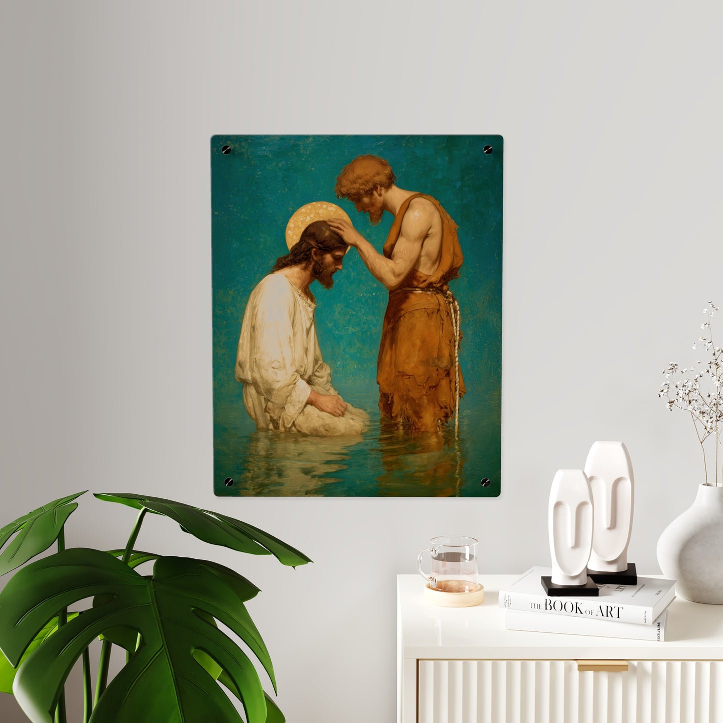 Saint John the Baptist, The Prophet and the Promise - Acrylic Wall Art Panel - Ready to Hang Acrylic Print - Catholic Saint Art