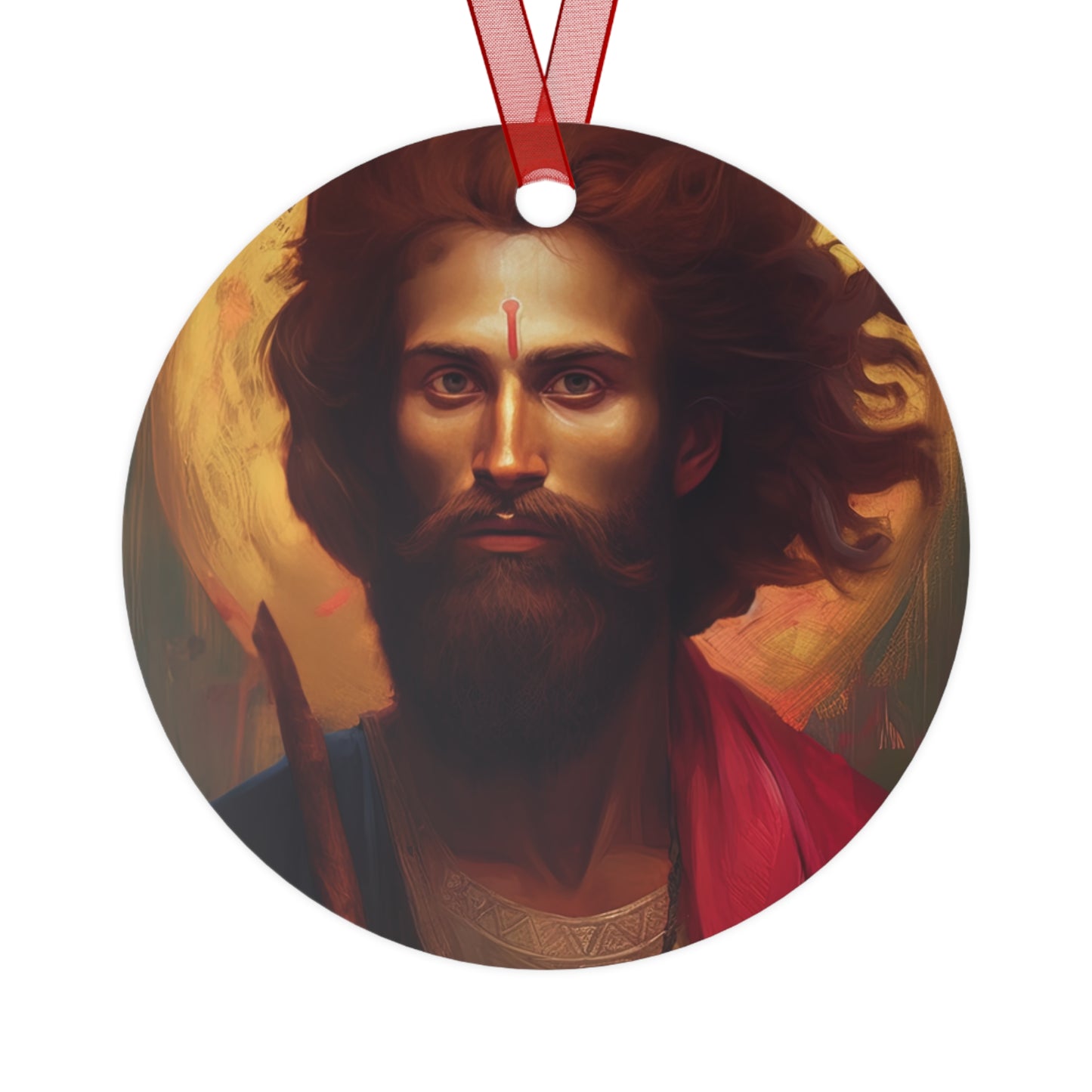 Saint James the Lesser - Religious Holiday Christmas Ornament and Keepsake - Double sided Keepsake Religious Ornament