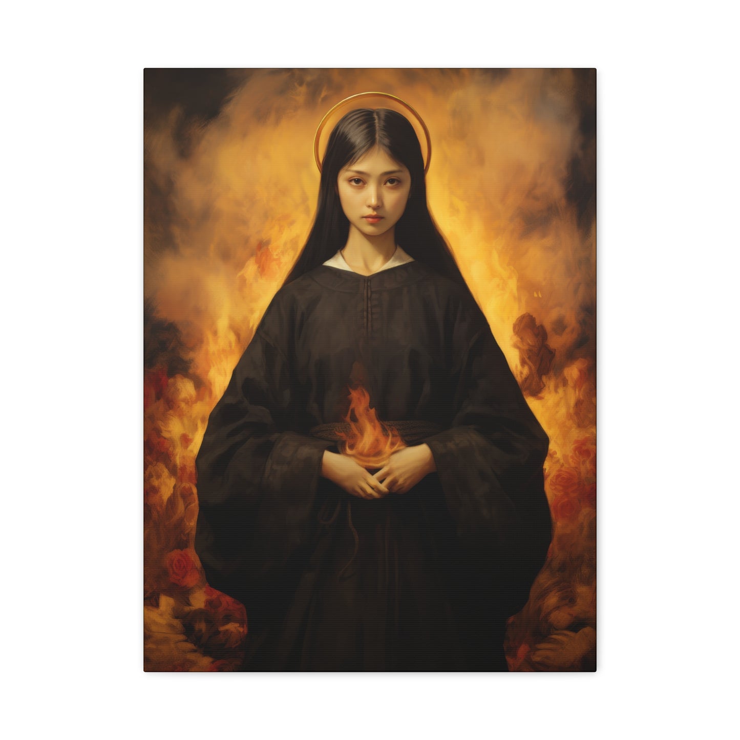Blessed Mary Magdalen Kiota - Museum Wrapped Canvas - Print - Religious Art for your Home - Christian print - Prayer Room Catholic Saint