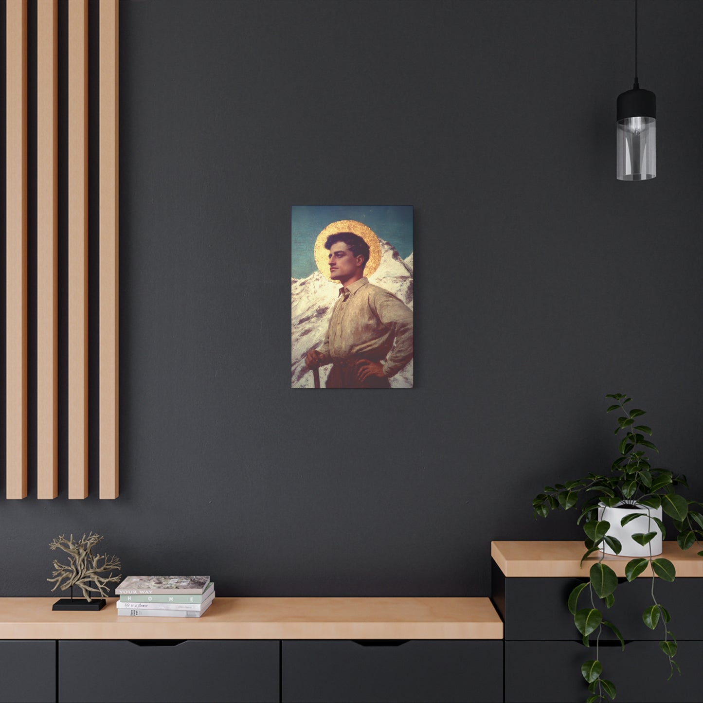 Saint Pier Giorgio Frassati - Museum Wrapped Canvas - Sanctified Souls Print - Religious Art for your Home - Catholic Patron Saint Art
