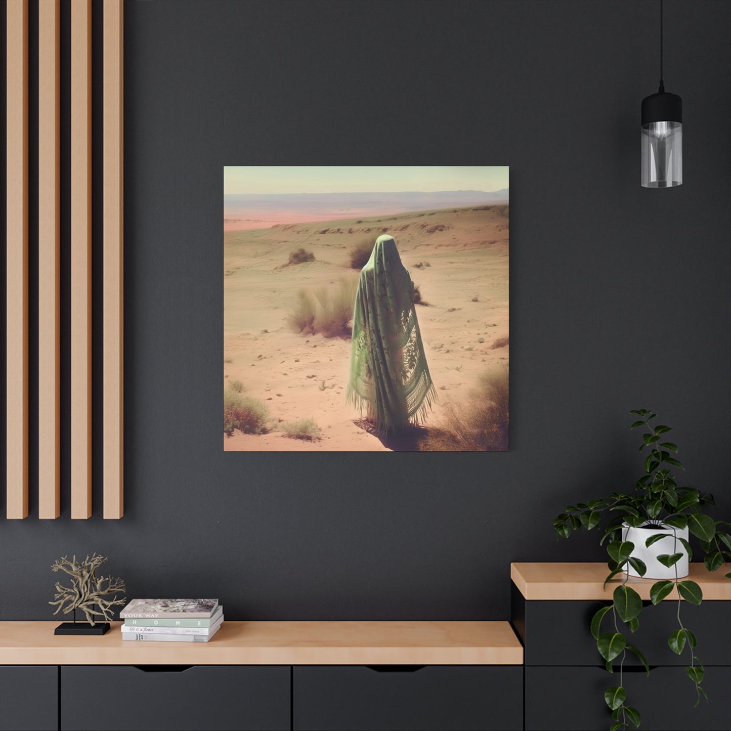 Saint Theodora of Alexandria - Museum Wrapped Canvas - Sanctified Souls Print - Desert Mothers Series - Fine art Print - Religiou