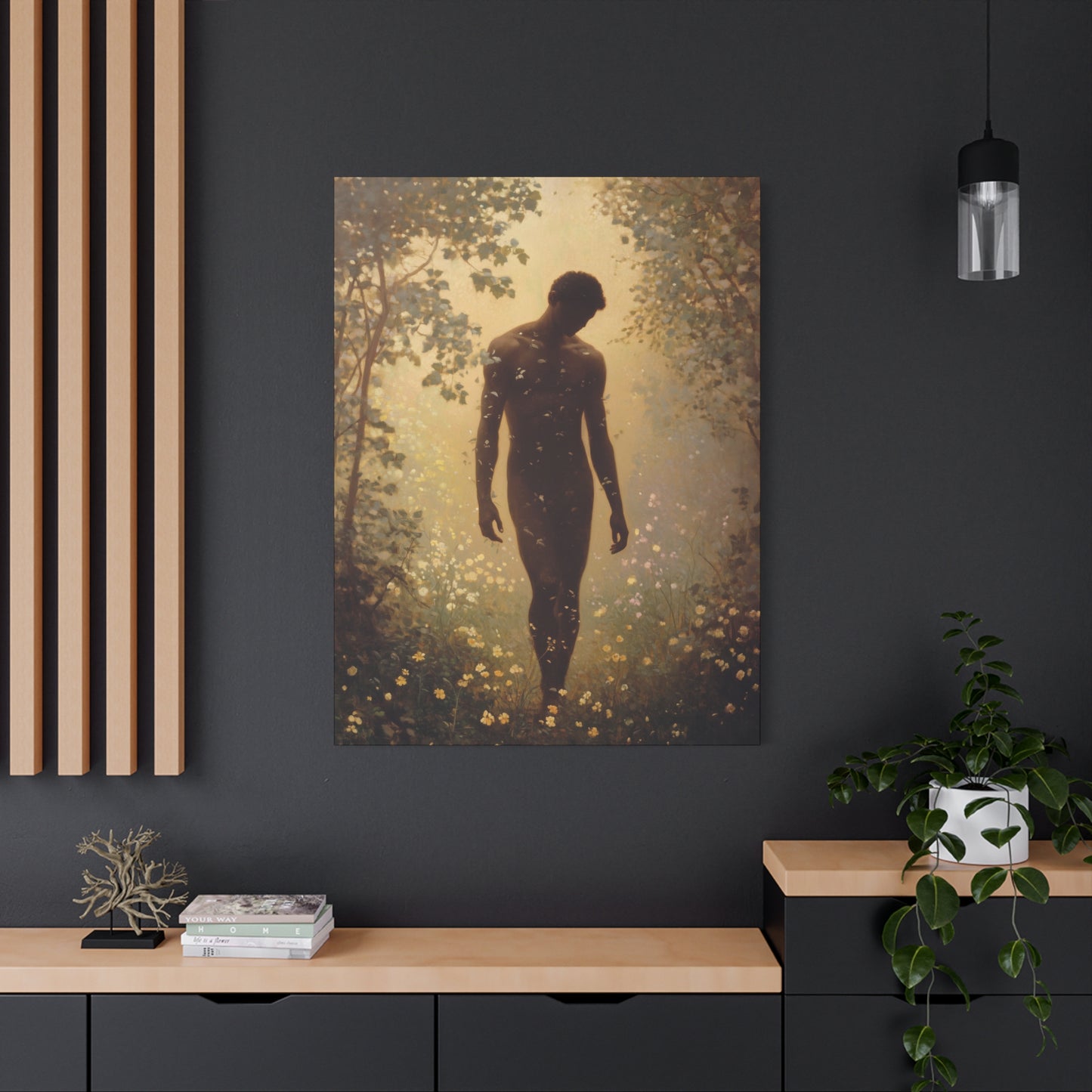 Saint Adam - Museum Wrapped Canvas - Sanctified Souls Print - Religious Art for your Home