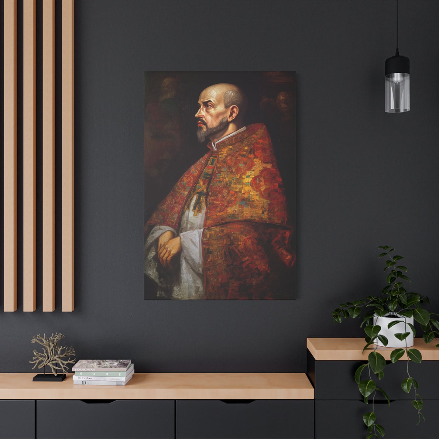Saint Ignatius of Loyola Canvas Print - Multiple Sizes - Catholic Home art - Museum Wrapped Canvas - Sanctified Souls Print