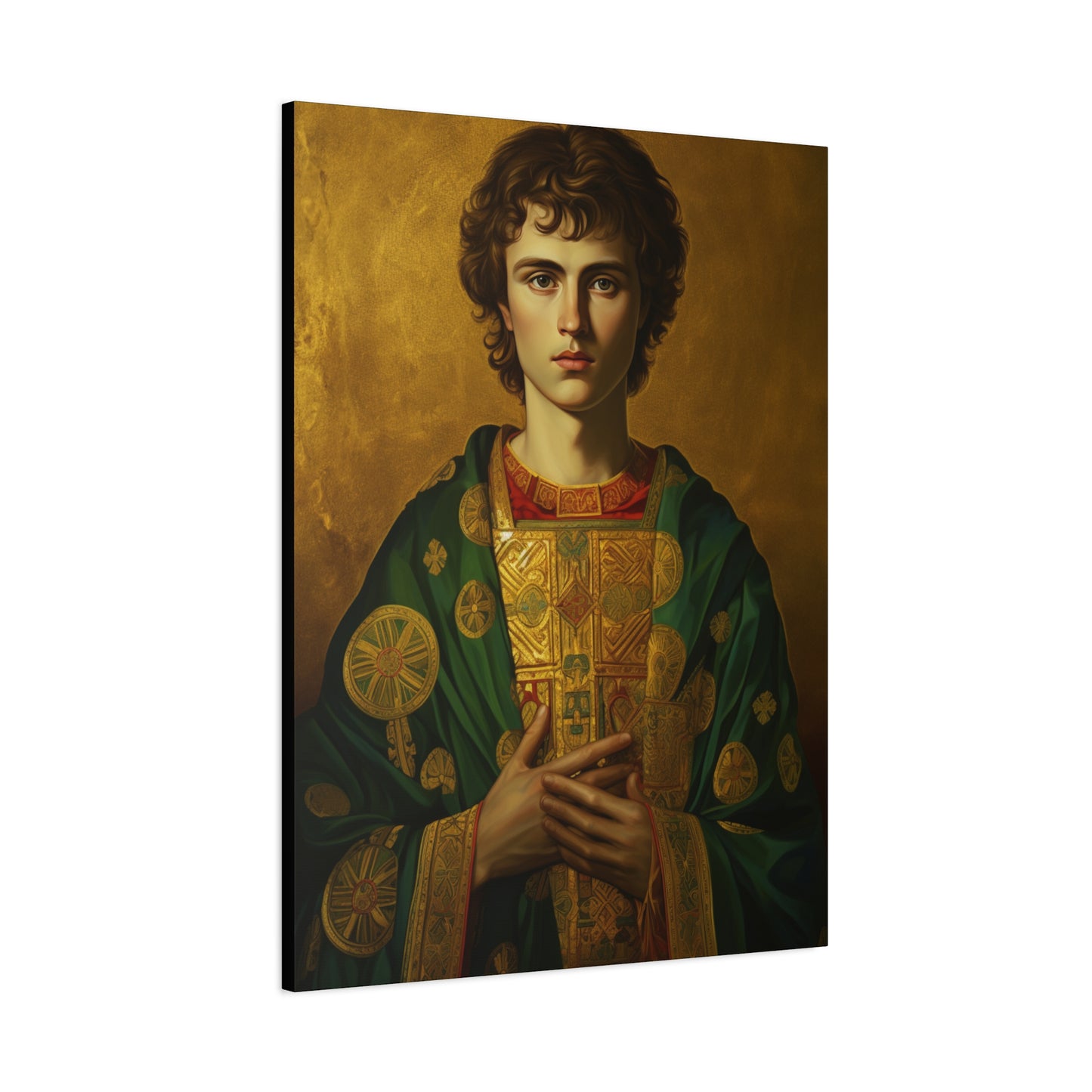 Saint Pantaleon Canvas Print - Multiple Sizes - Catholic Home art - Museum Wrapped Canvas - Sanctified Souls Print