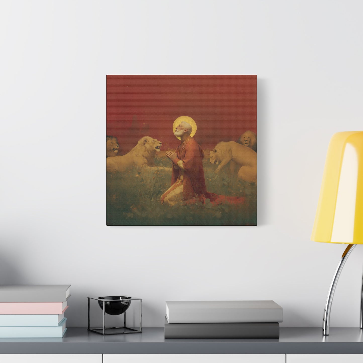 Saint Ignatius of Antioch - Museum Wrapped Canvas - Sanctified Souls Print - Religious Art for your Home - Catholic Patron Saint Art