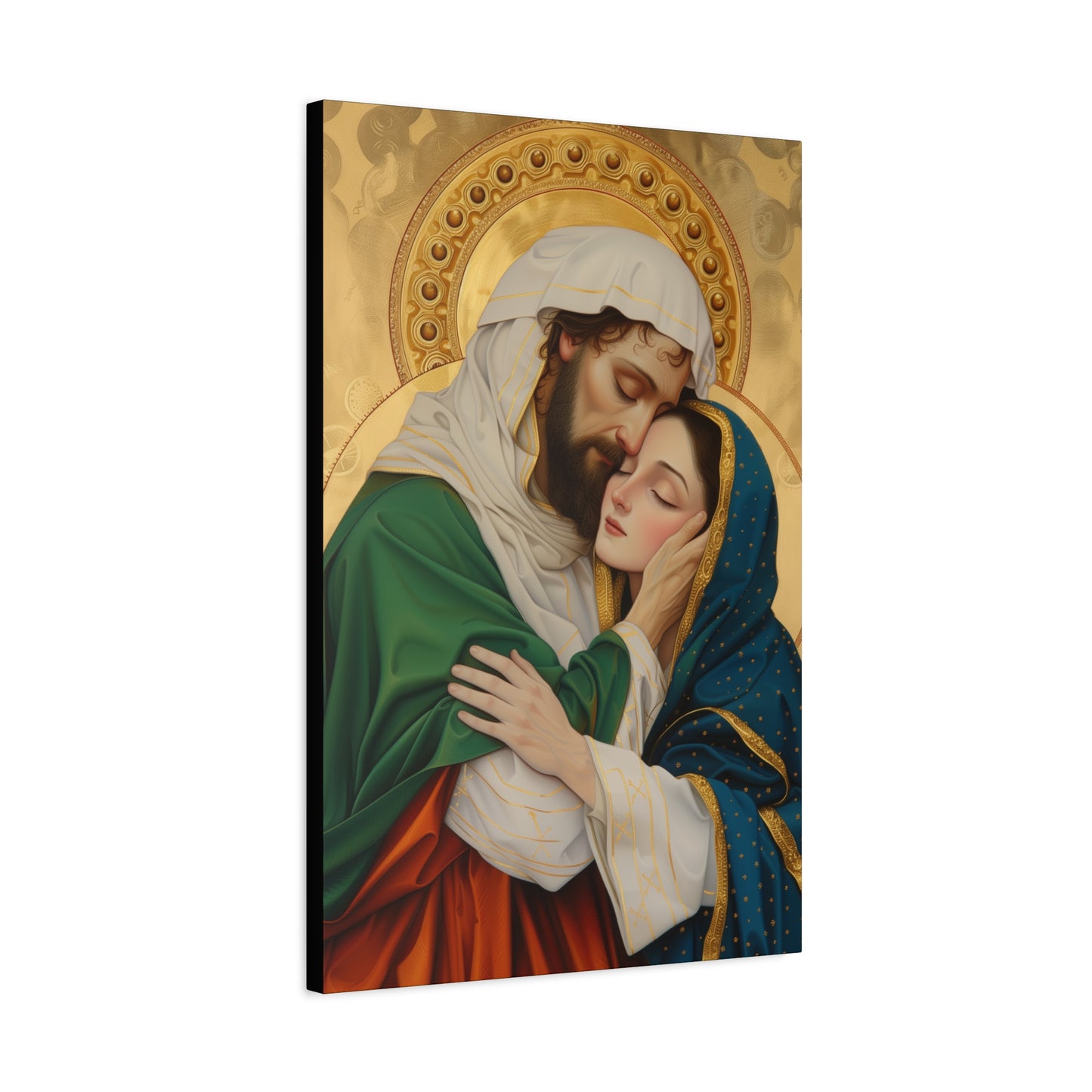Saints Aquila and Priscilla - Museum Wrapped Canvas - Sanctified Souls Print - Religious Art for your Home - Religious Wall Art - Print