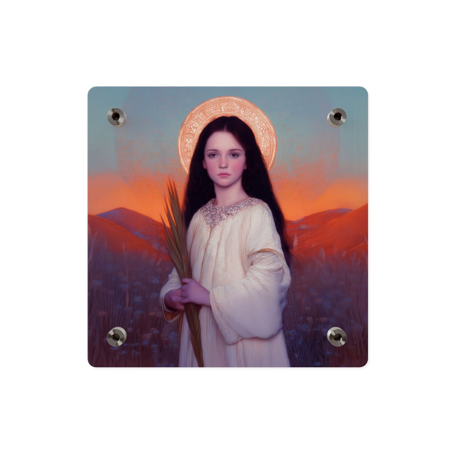 Saint Hope Wall Art Panel - Ready to Hang Acrylic Print - Catholic Saint Art - Patron Saint Print - Martyr of the Church Art