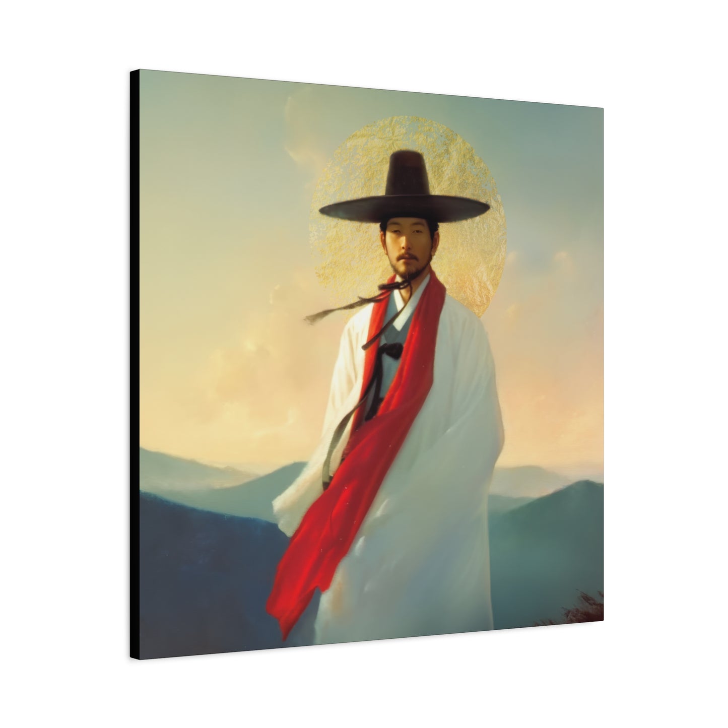 Saint Andrew Kim Taegon - Multiple Sizes - Catholic Home art - Museum Wrapped Canvas - Sanctified Souls Print - Martyr Saint
