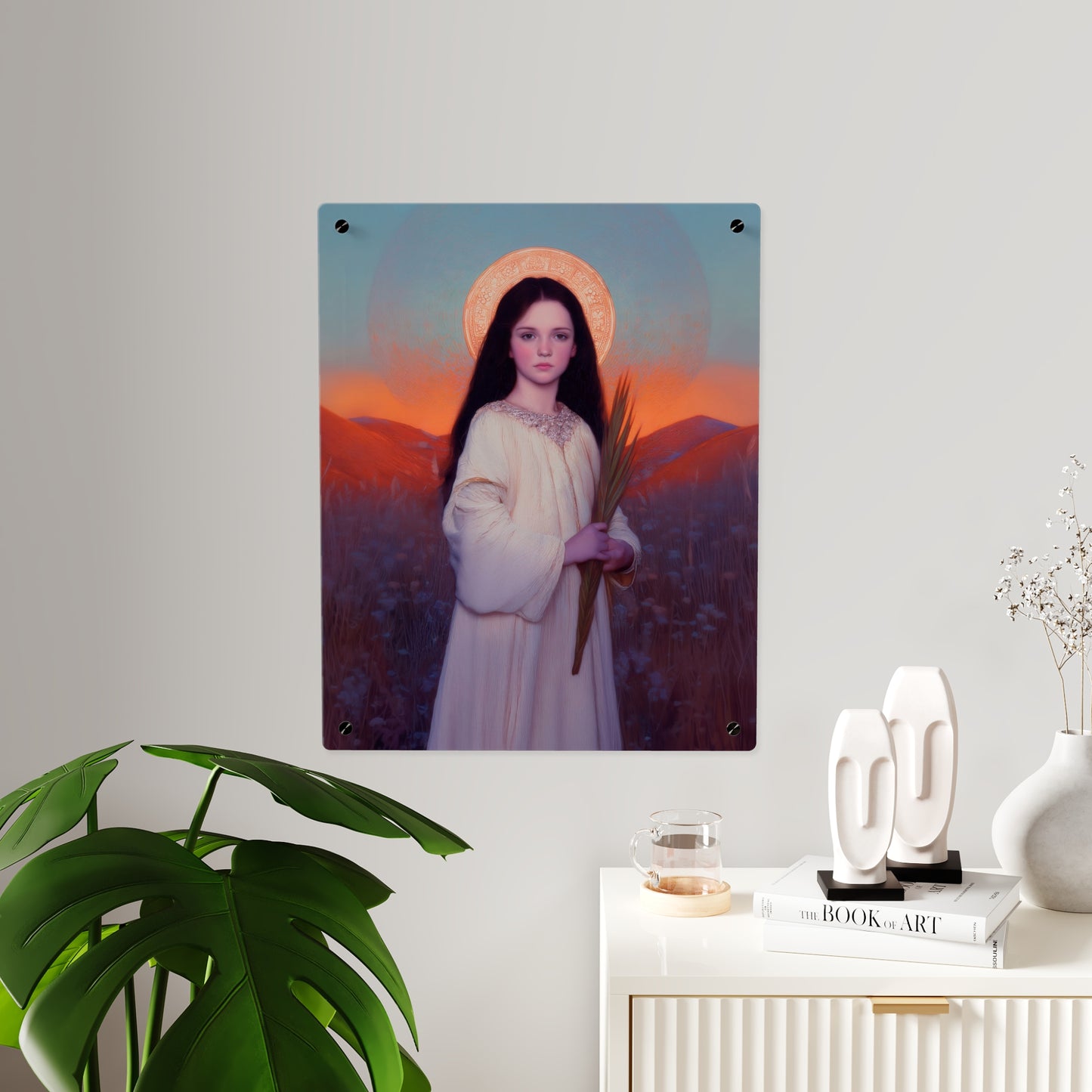 Saint Hope Wall Art Panel - Ready to Hang Acrylic Print - Catholic Saint Art - Patron Saint Print - Martyr of the Church Art