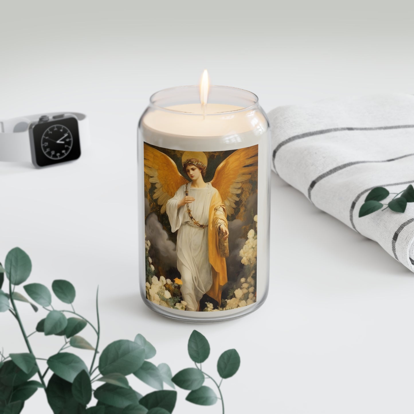 Saint Gabriel the Archangel - Scented Prayer Candle, 13.75oz - Tall Size - Religious Prayer Candle - Catholic Art