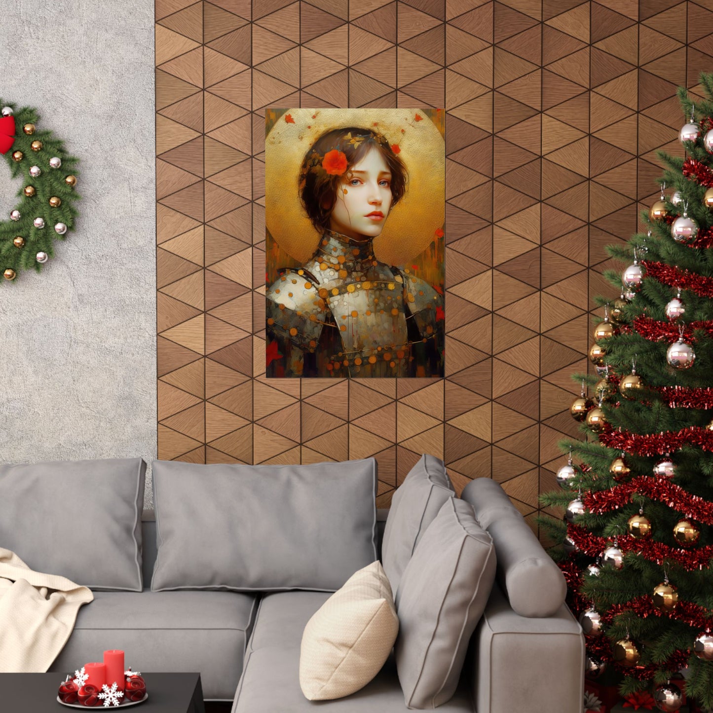 Saint Joan of Arc Print - Sanctified Souls Print - Multiple Sizes - Premium Matte Vertical Posters