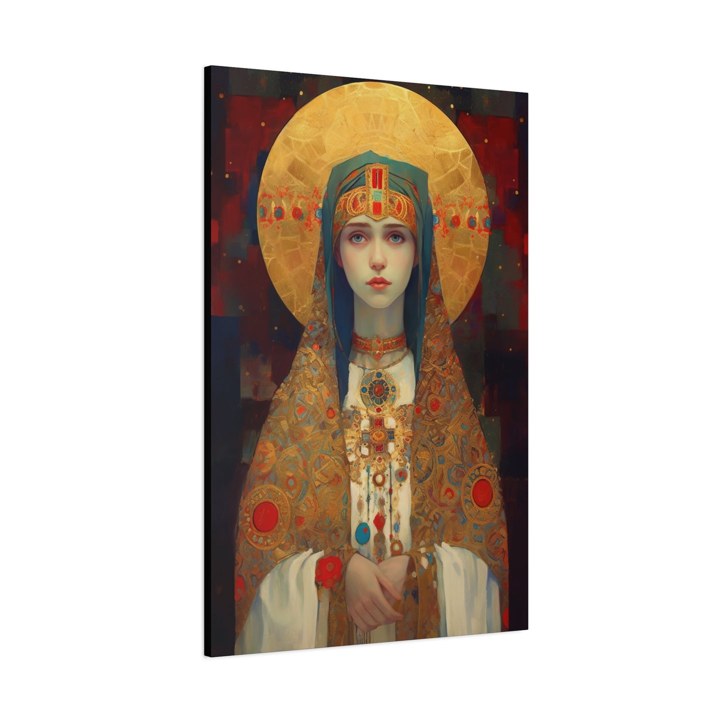 Saint Anastasia of Sirmium - Museum Wrapped Canvas - Sanctified Souls Print - Religious Art for your Home
