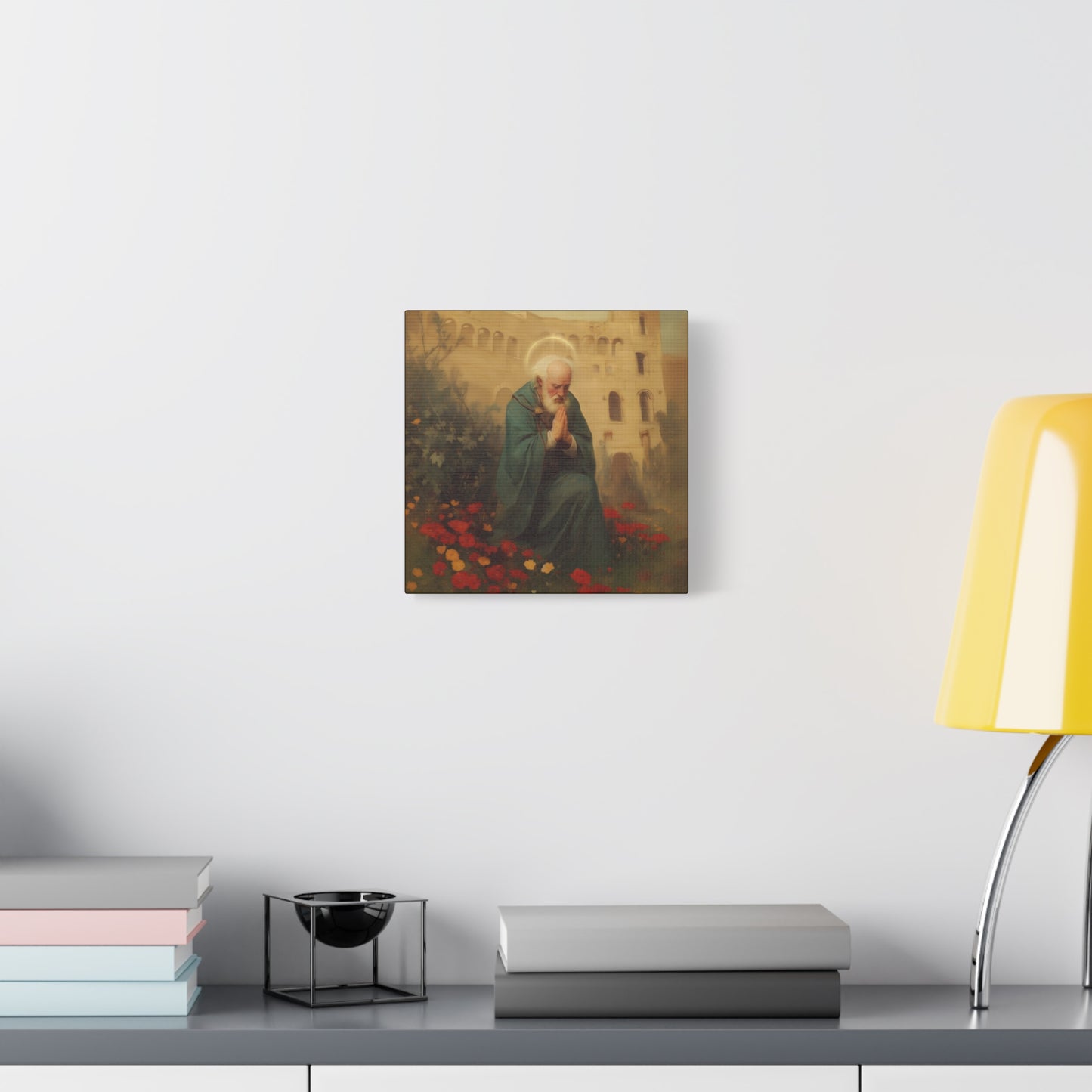 Saint Cyprian - Multiple Sizes - Catholic Home art - Museum Wrapped Canvas - Sanctified Souls Print - Catholic Martyr Art