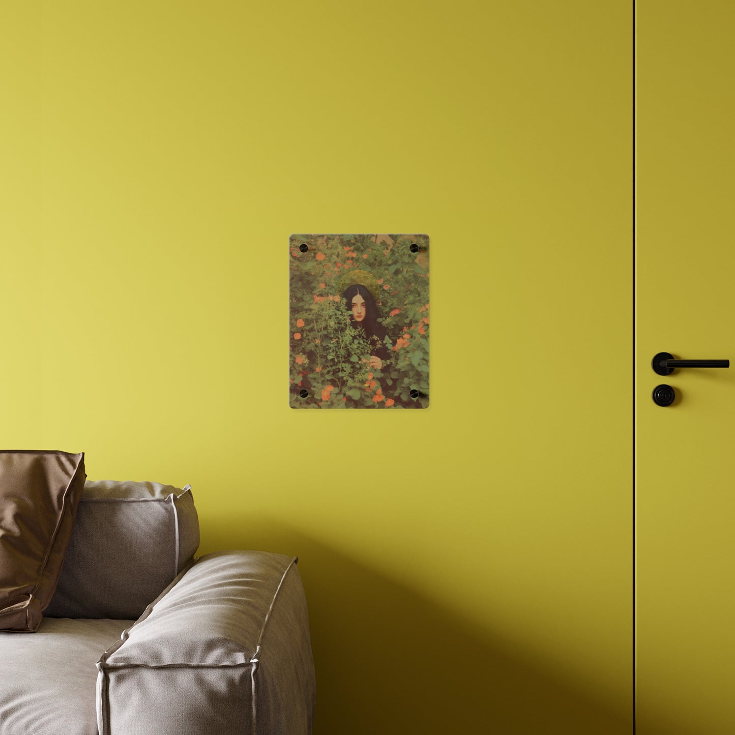 Saint Eve Acrylic Wall Art Panel - Ready to Hang Acrylic Print - Catholic Religious Art - Fine Art Print