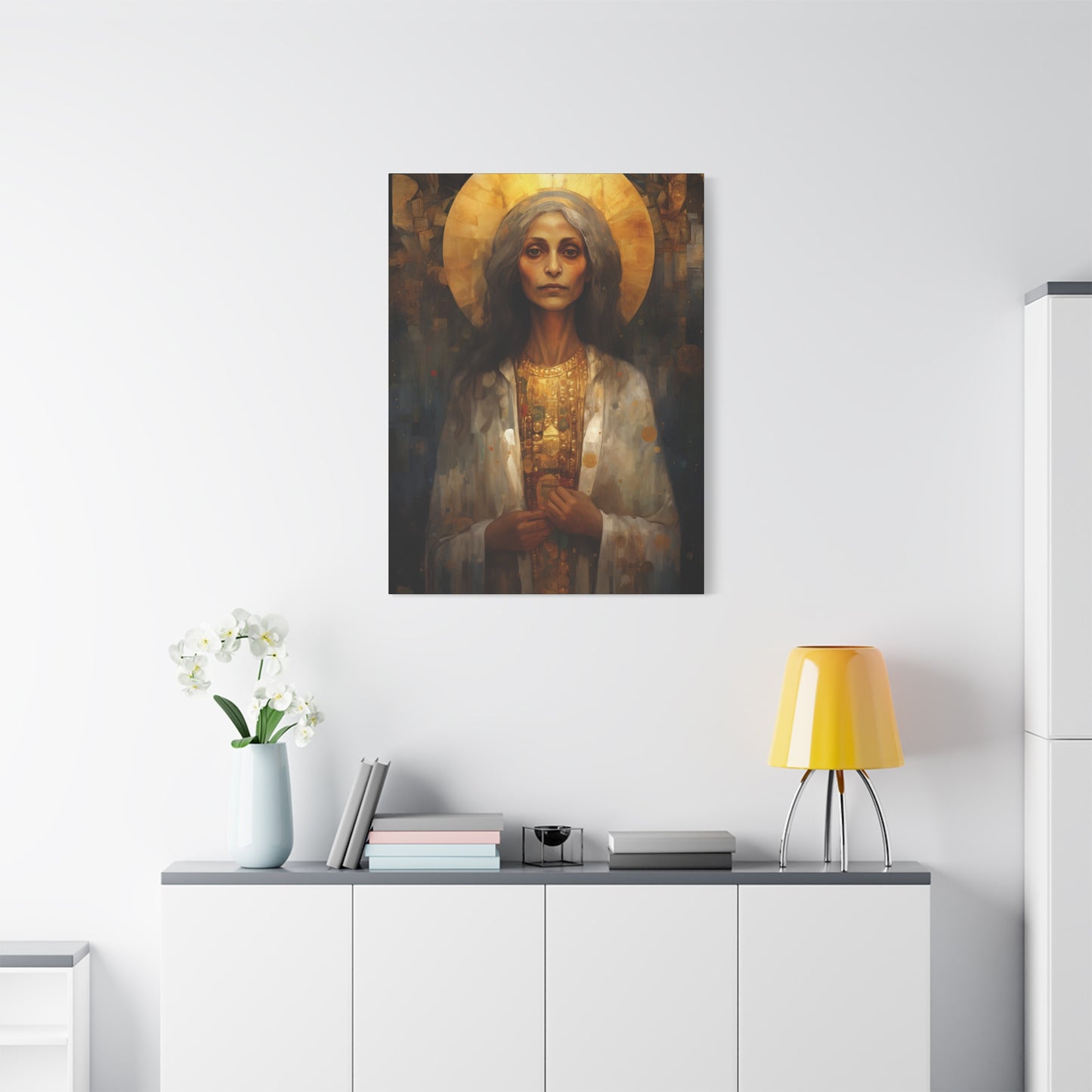 Saint Mary of Egypt - Museum Wrapped Canvas - Sanctified Souls Print - Religious Art for your Home
