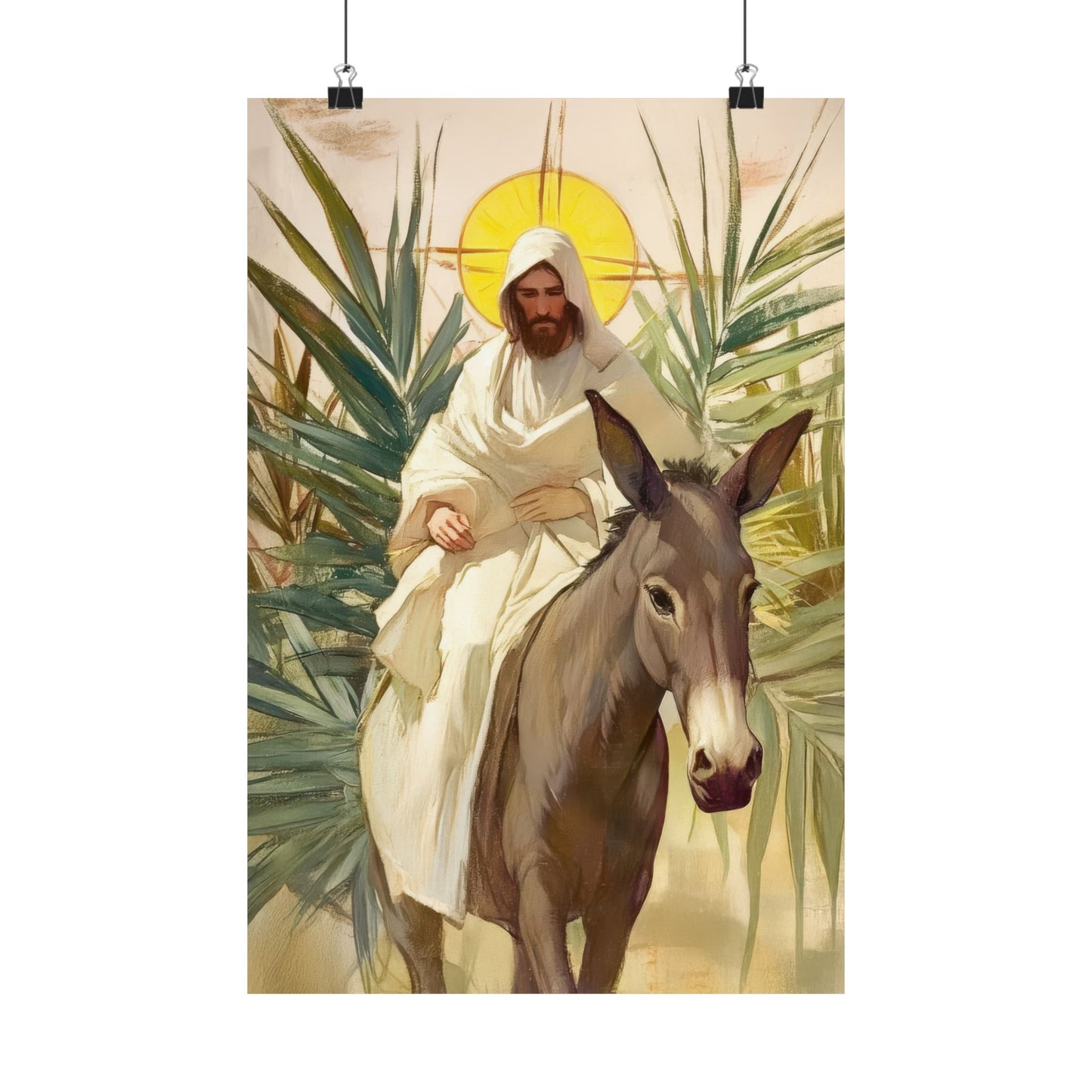 Benedictus Qui Venit (Blessed is He who comes) - Sanctified Souls Print - Multiple Sizes - Premium Matte Vertical Posters - Catholic
